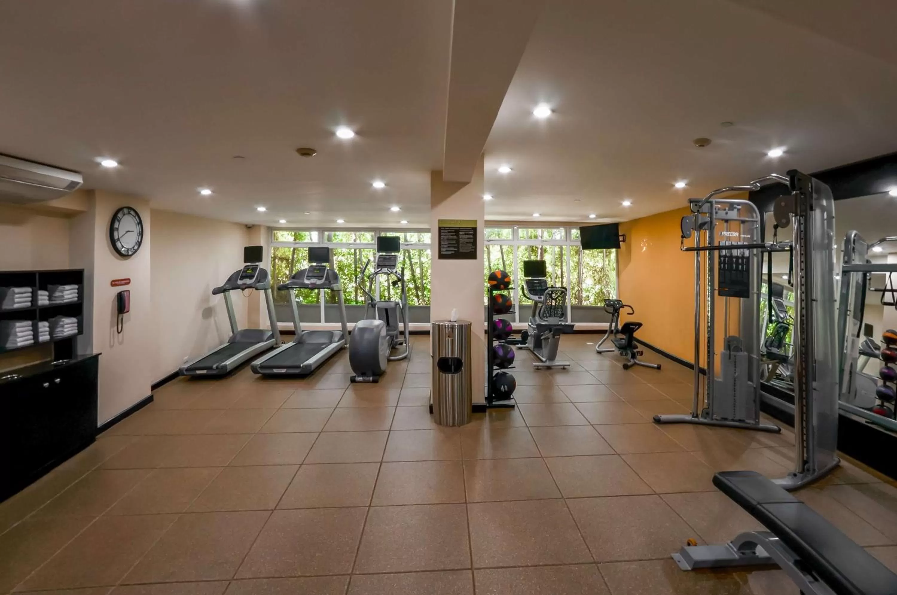Fitness centre/facilities in Hilton Garden Inn Guatemala City