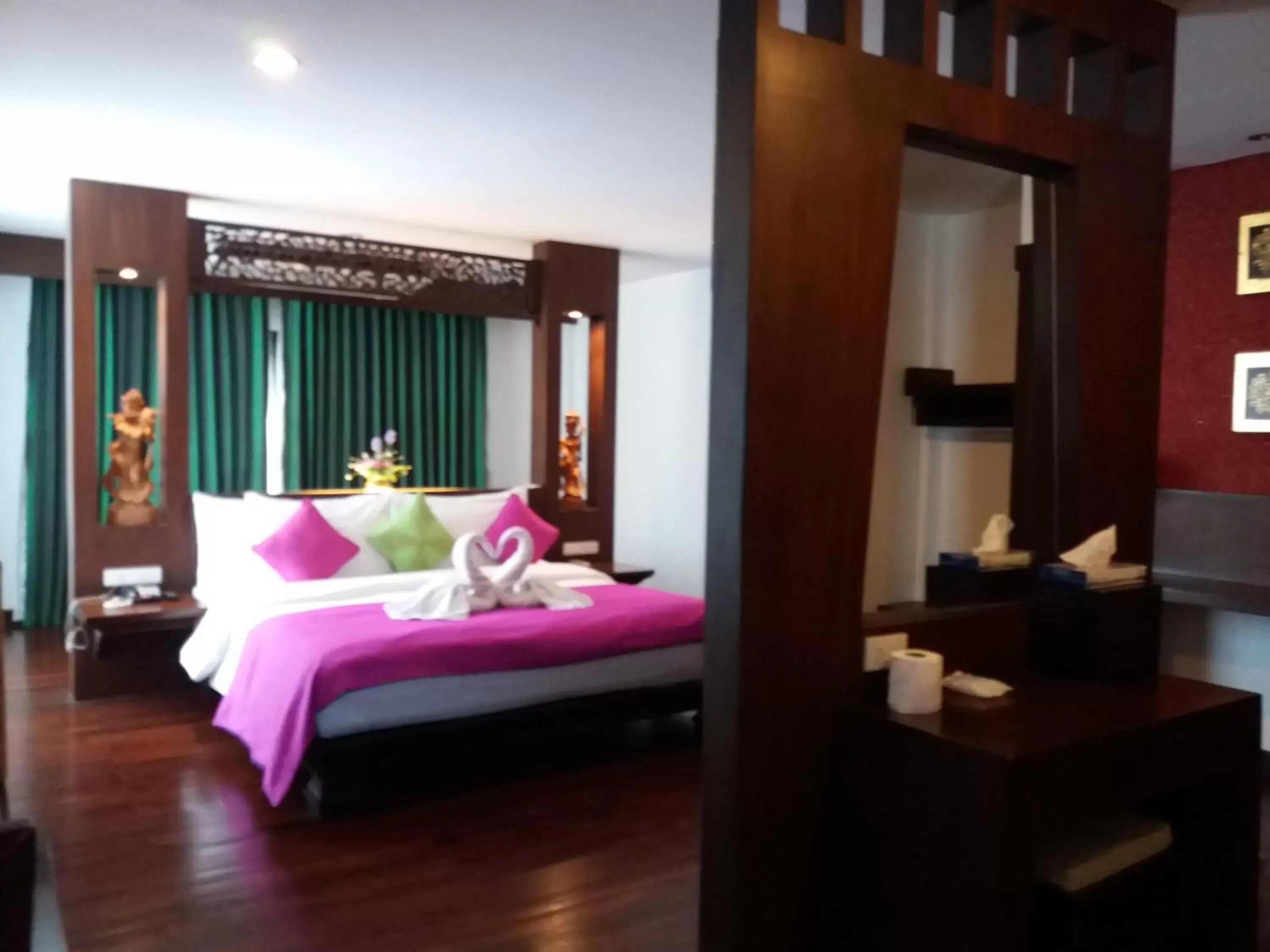 Bedroom, Bed in Nicha Suite Hua Hin Hotel