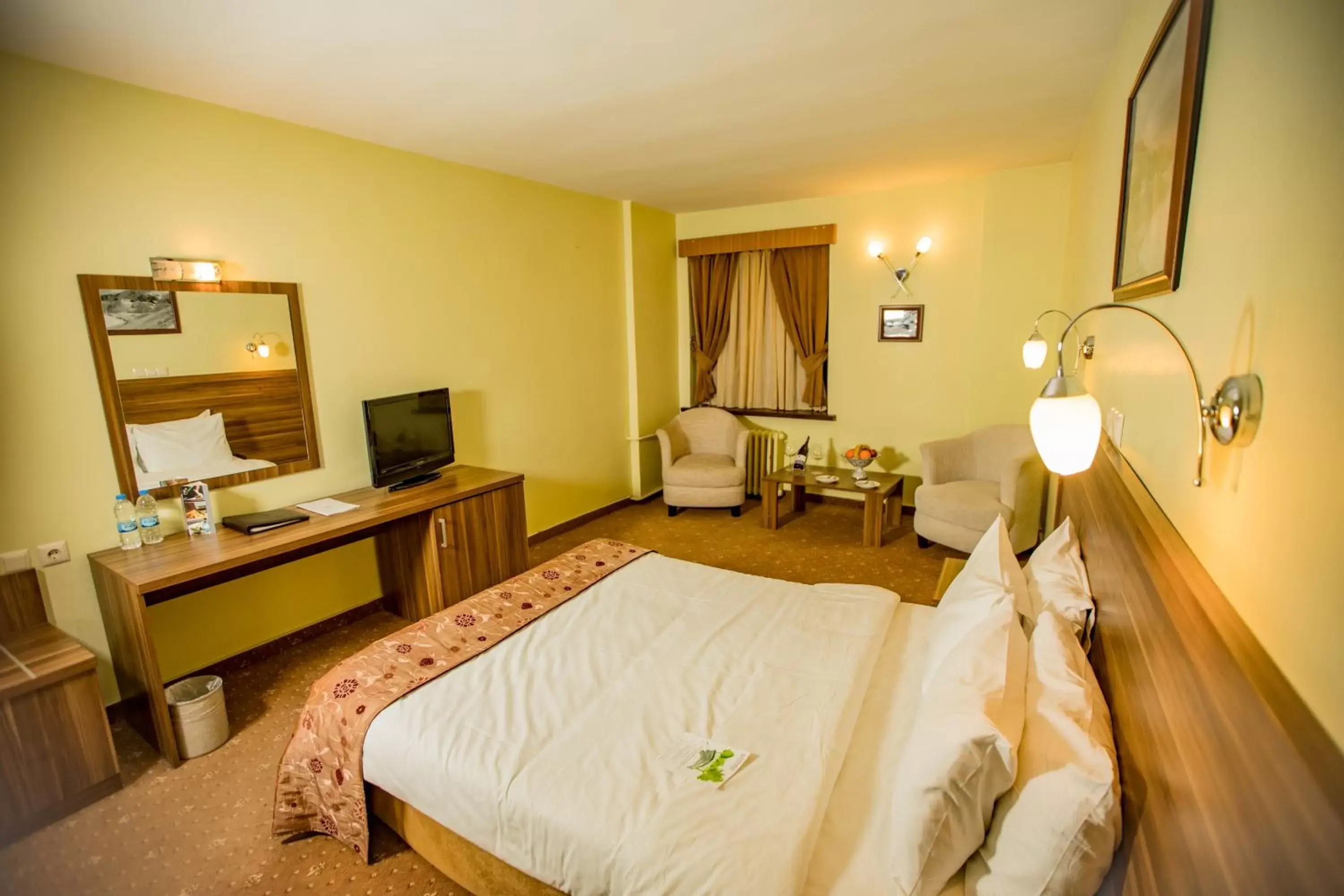 Bed in Dedeman Palandoken Resort Hotel