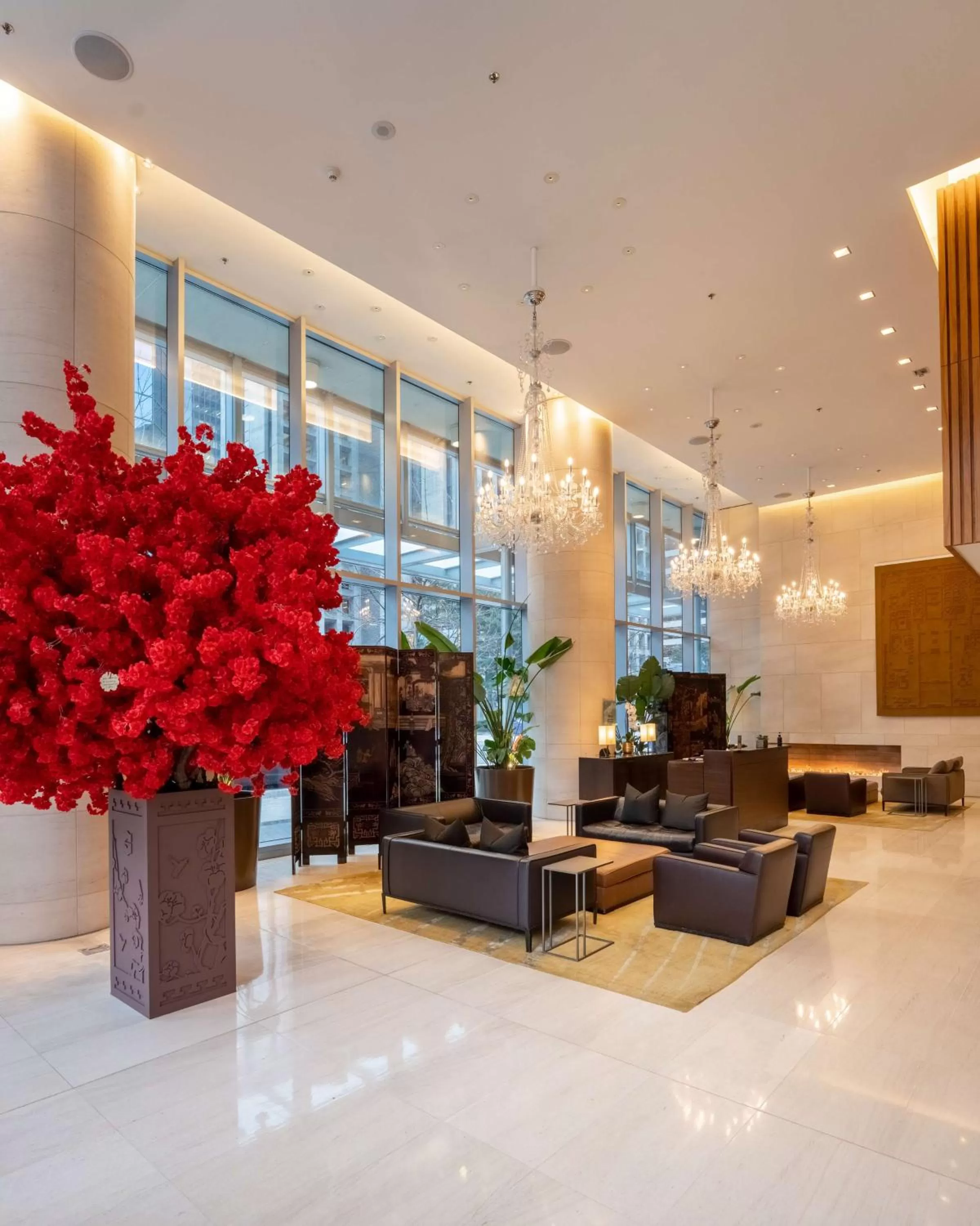 Lobby or reception in Shangri-La Vancouver