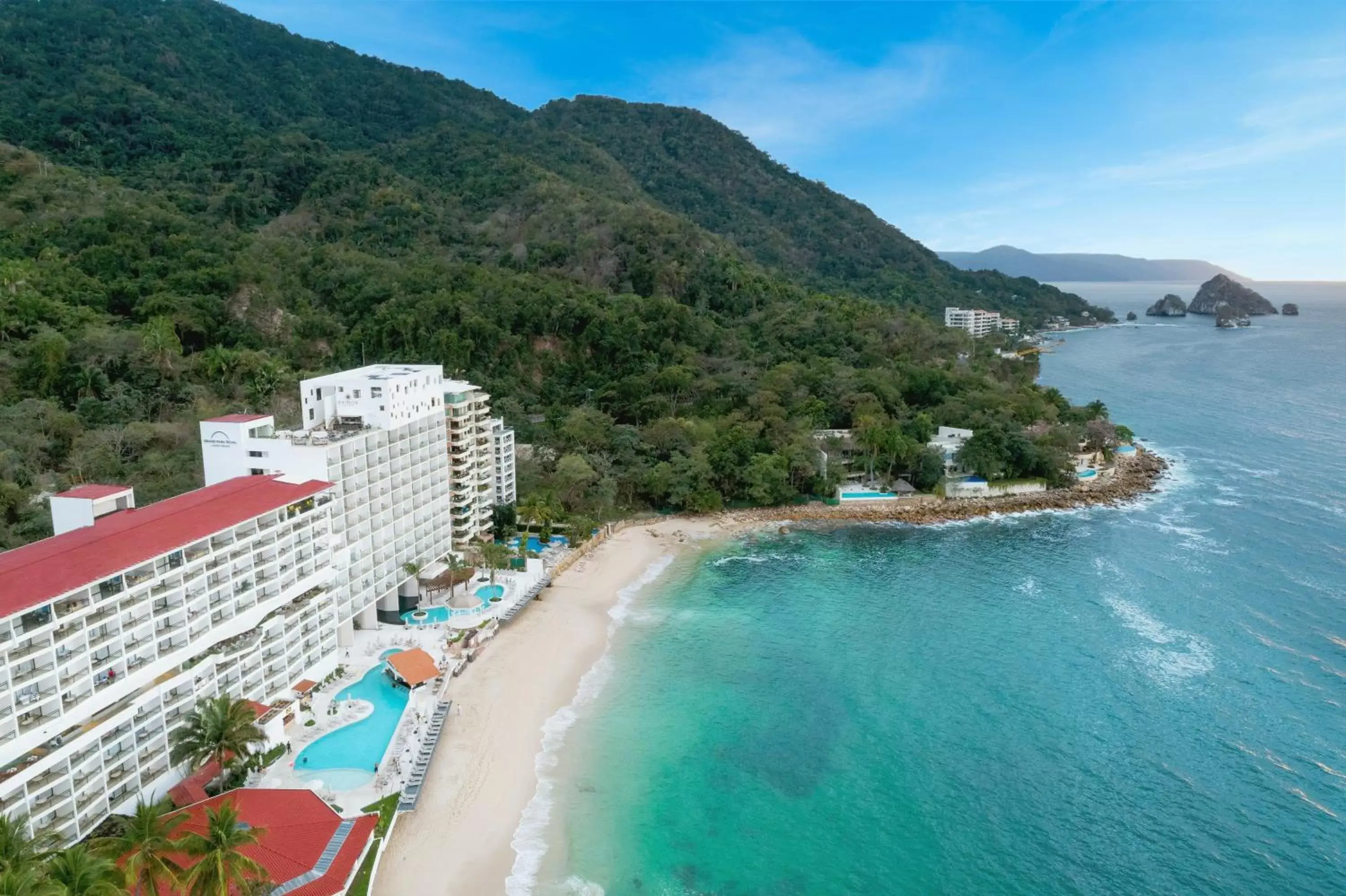 Property building, Bird's-eye View in Grand Park Royal Puerto Vallarta - All Inclusive