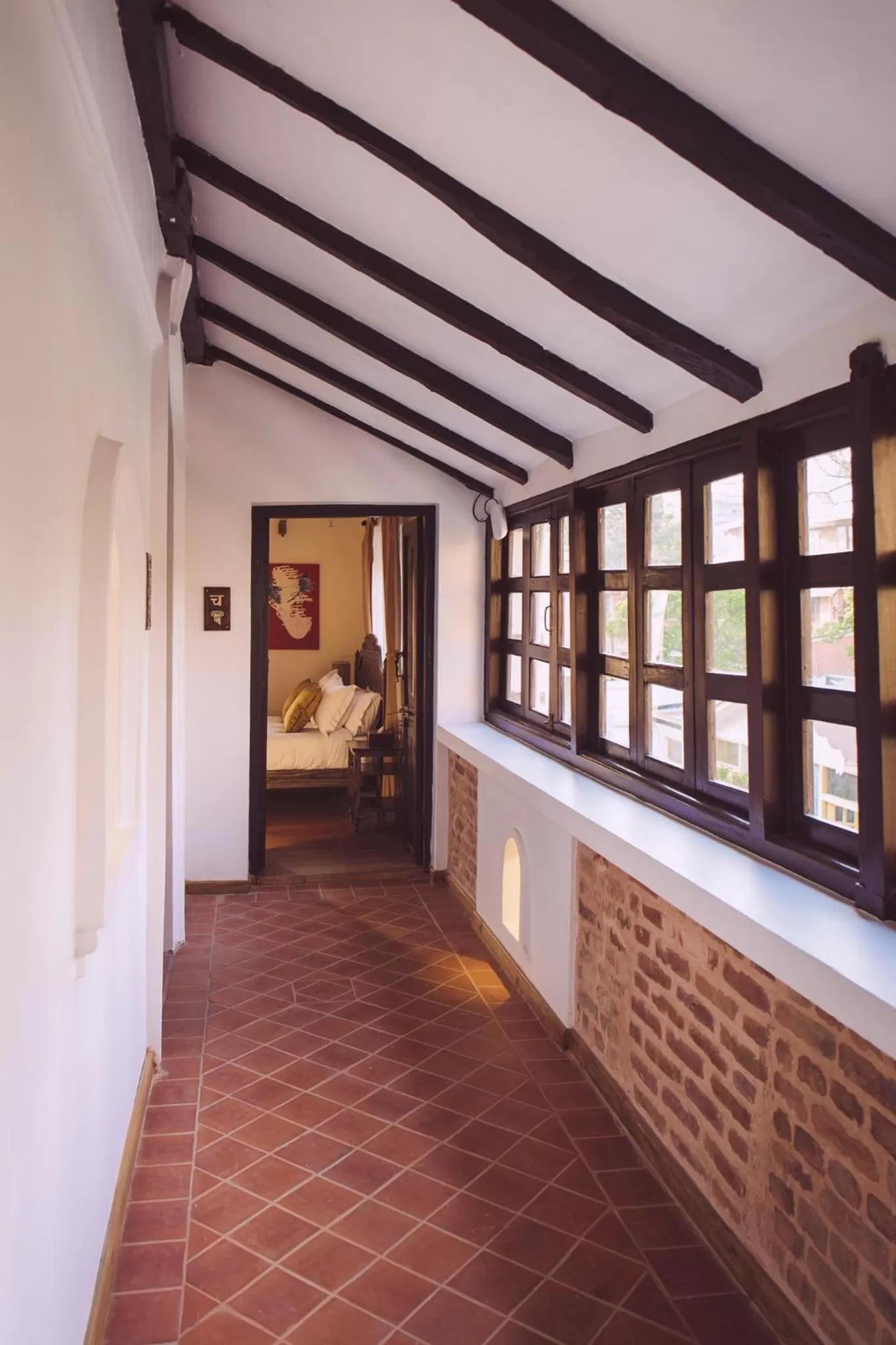 Property building in Thamel Villa Heritage Hotel