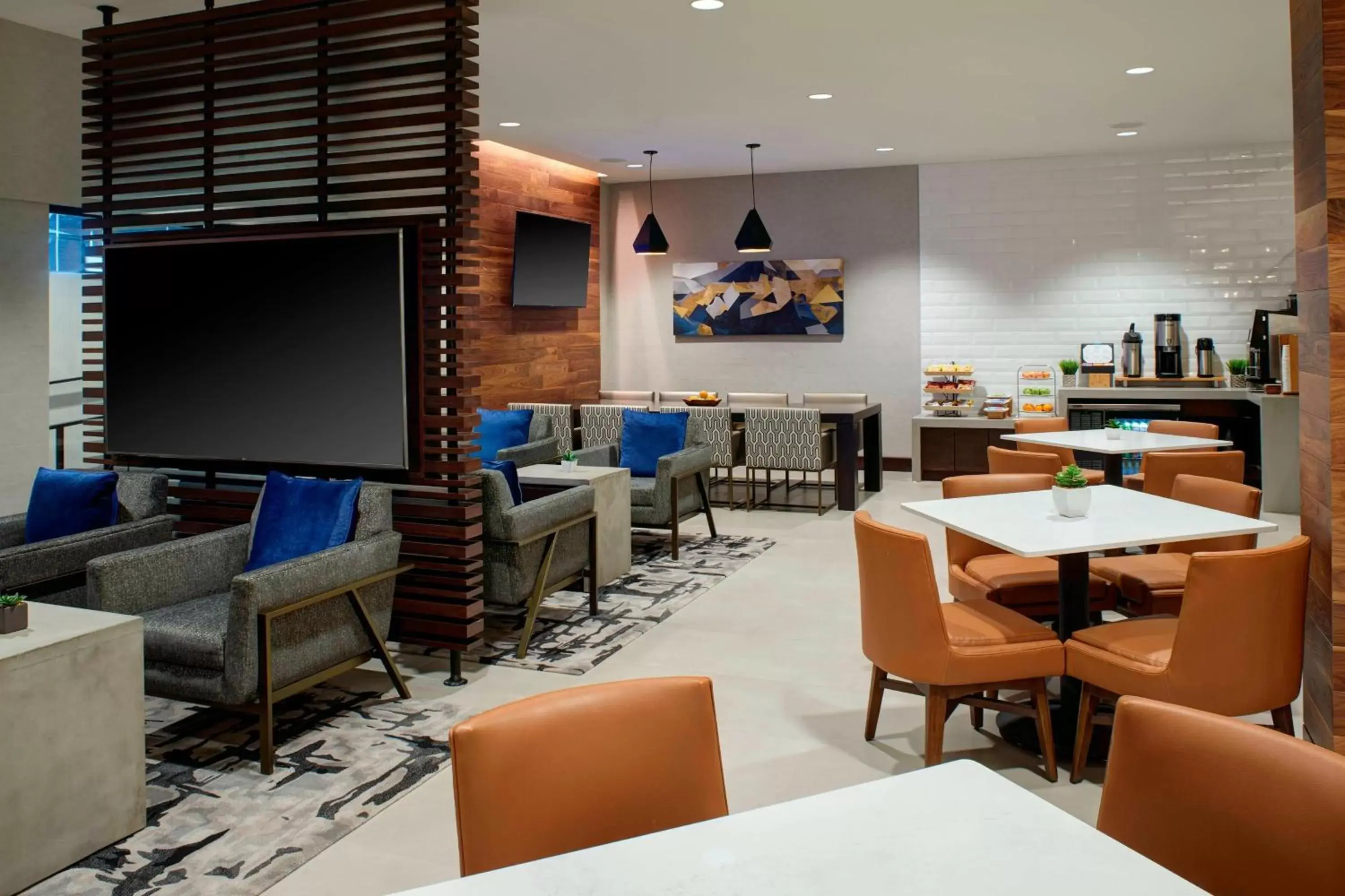 Lounge or bar, Restaurant/Places to Eat in Kansas City Airport Marriott