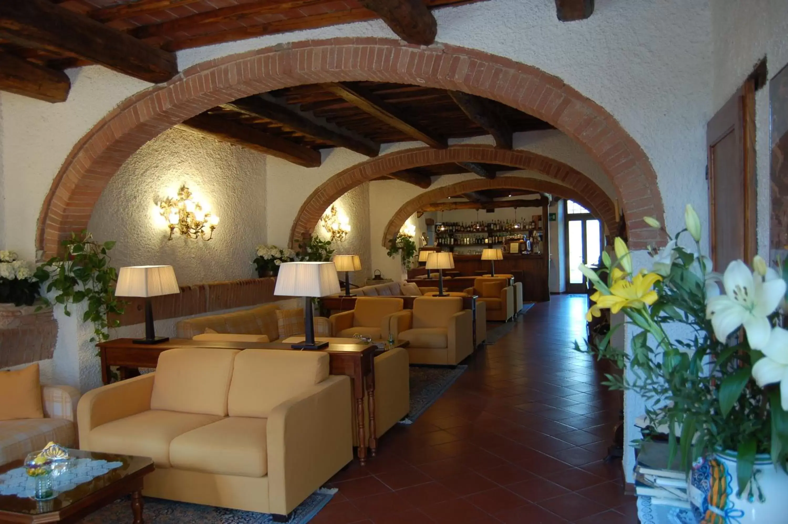 Lobby or reception in Hotel Belvedere Di San Leonino