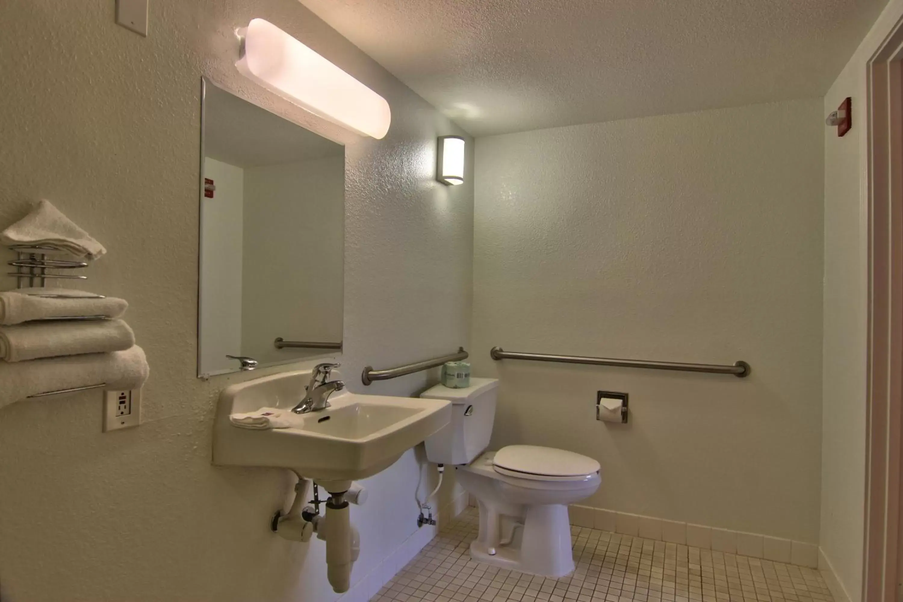 Bathroom in Motel 6-West Sacramento, CA