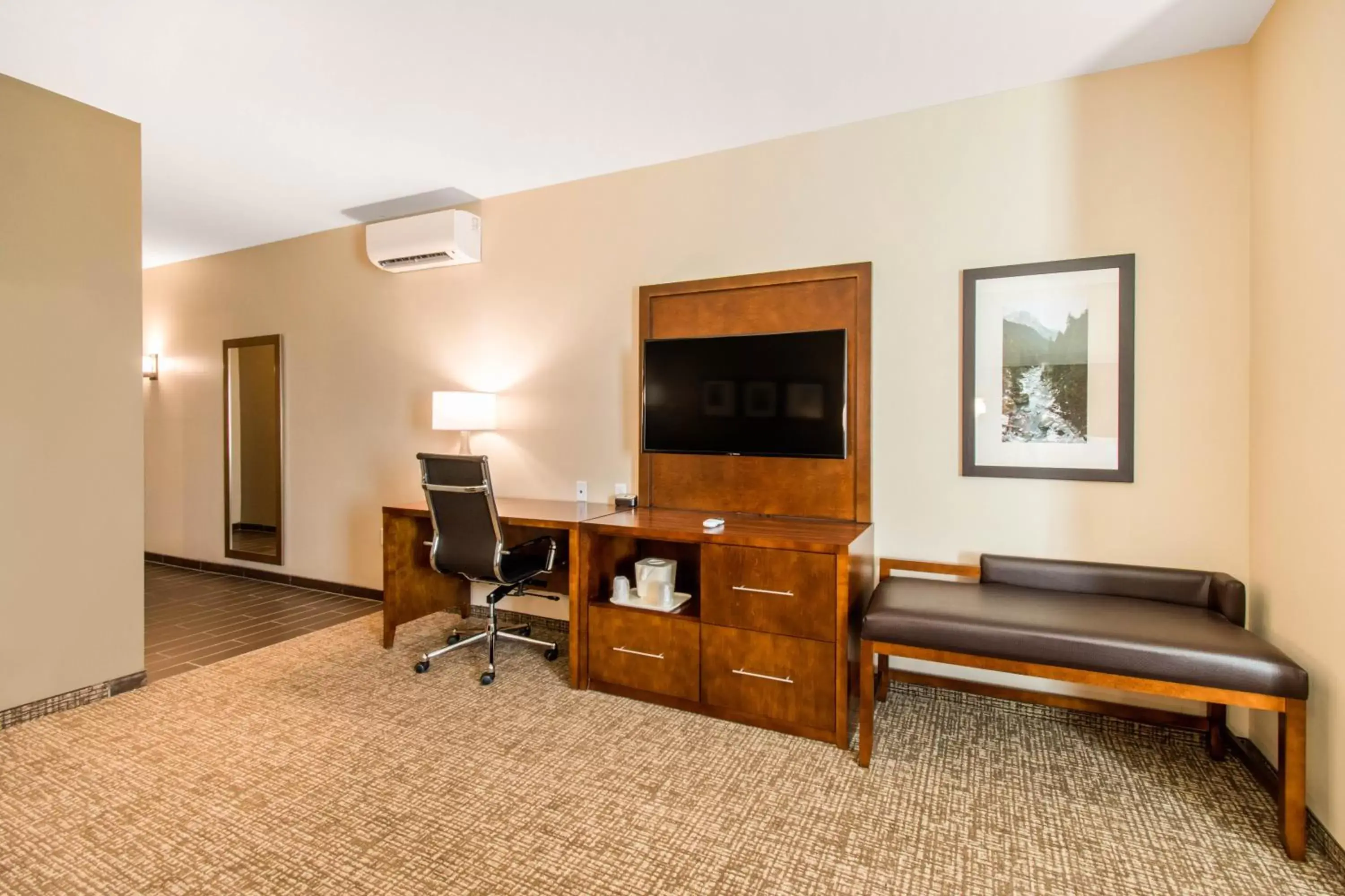 TV and multimedia, Seating Area in Comfort Suites Denver near Anschutz Medical Campus