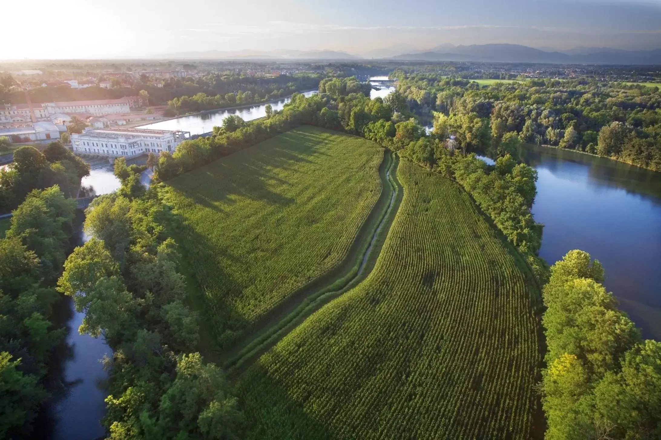 Natural landscape, Bird's-eye View in Best Western Villa Appiani