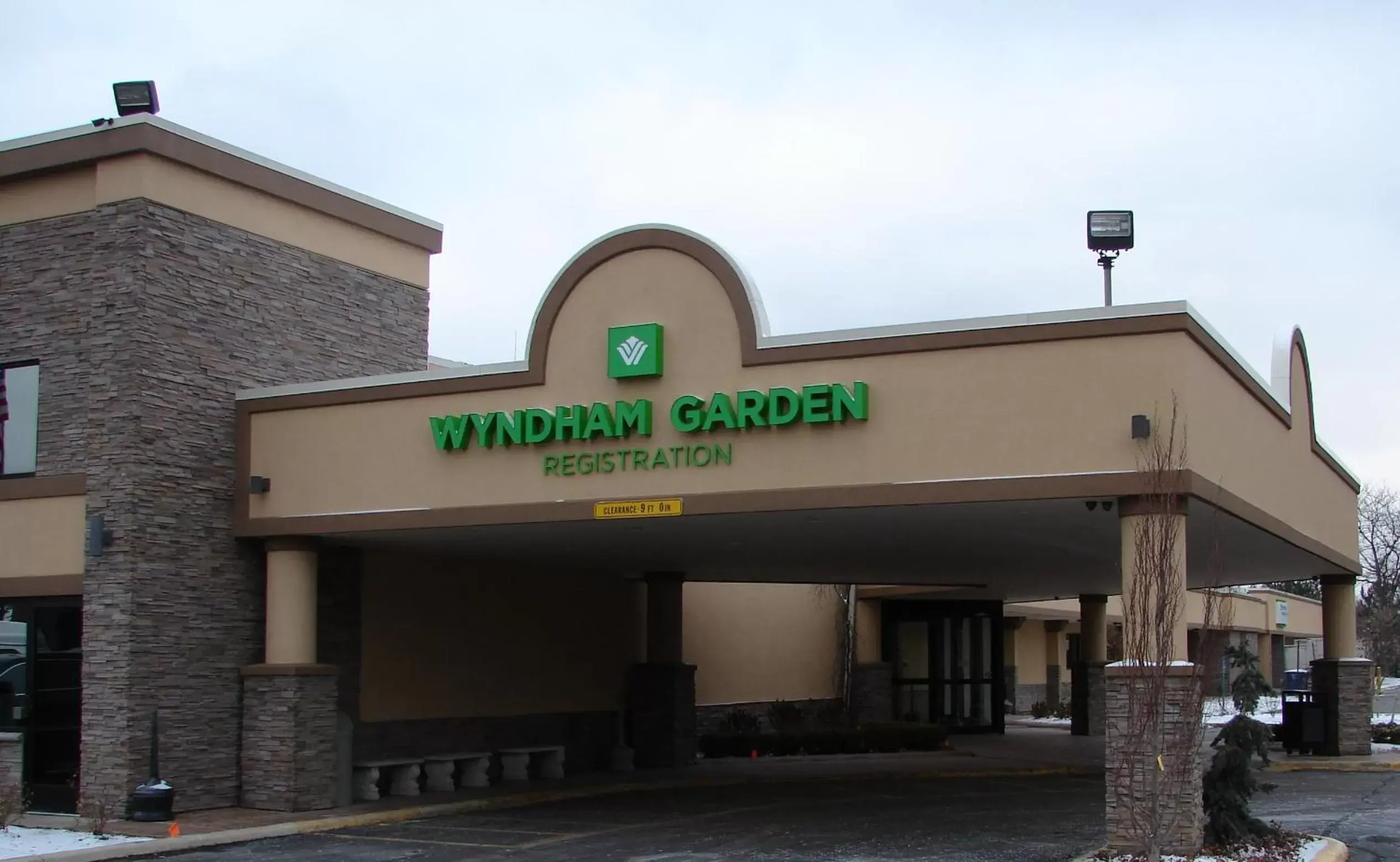 Facade/entrance, Property Building in Wyndham Garden Ann Arbor