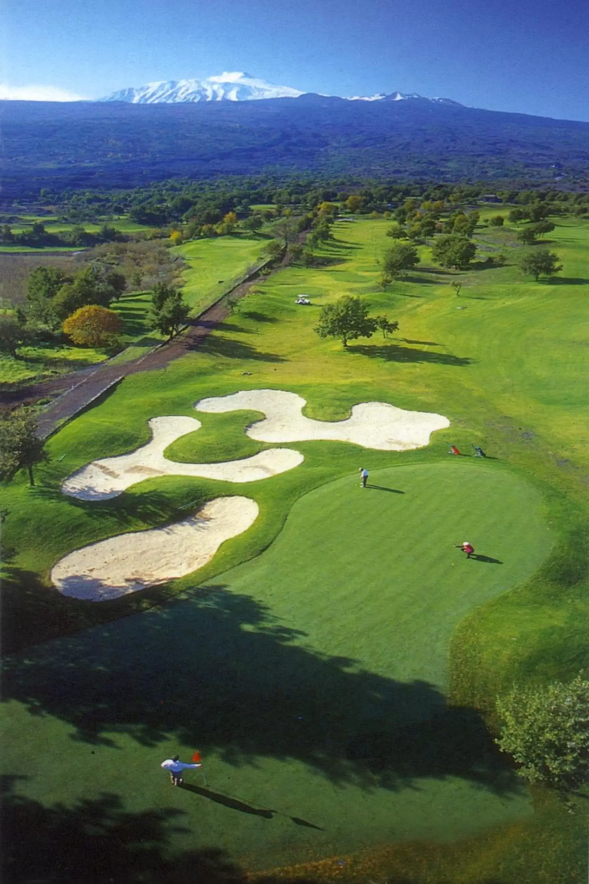 Golfcourse, Bird's-eye View in Il Picciolo Etna Golf Resort & Spa