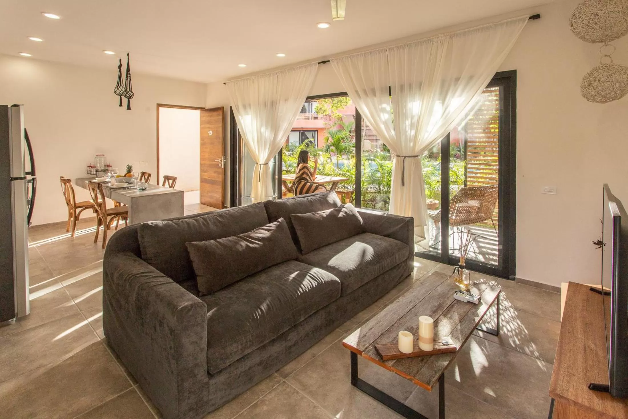 Photo of the whole room in Panacea Condo Tulum