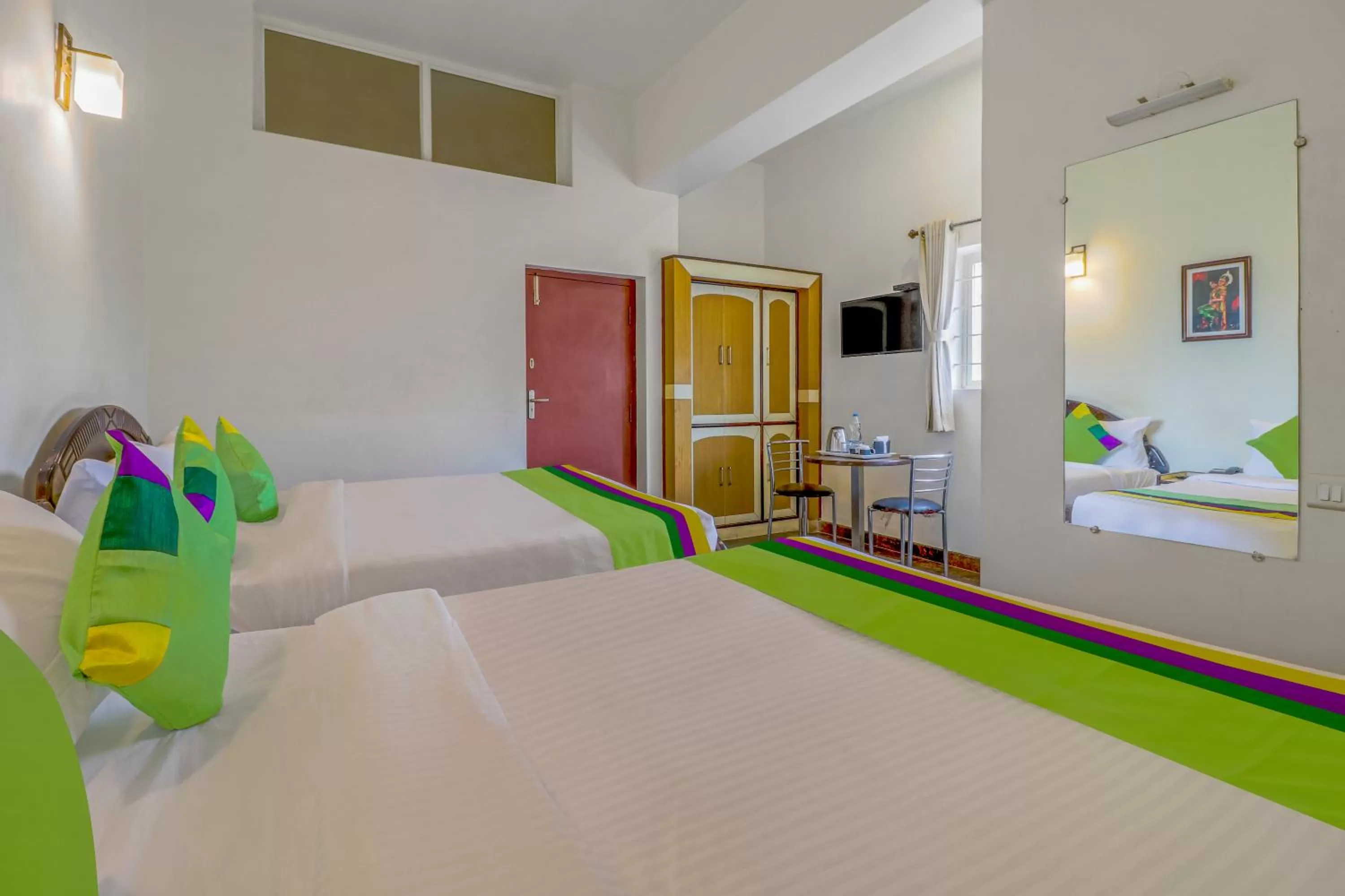 Bed in Treebo Benaka Residency