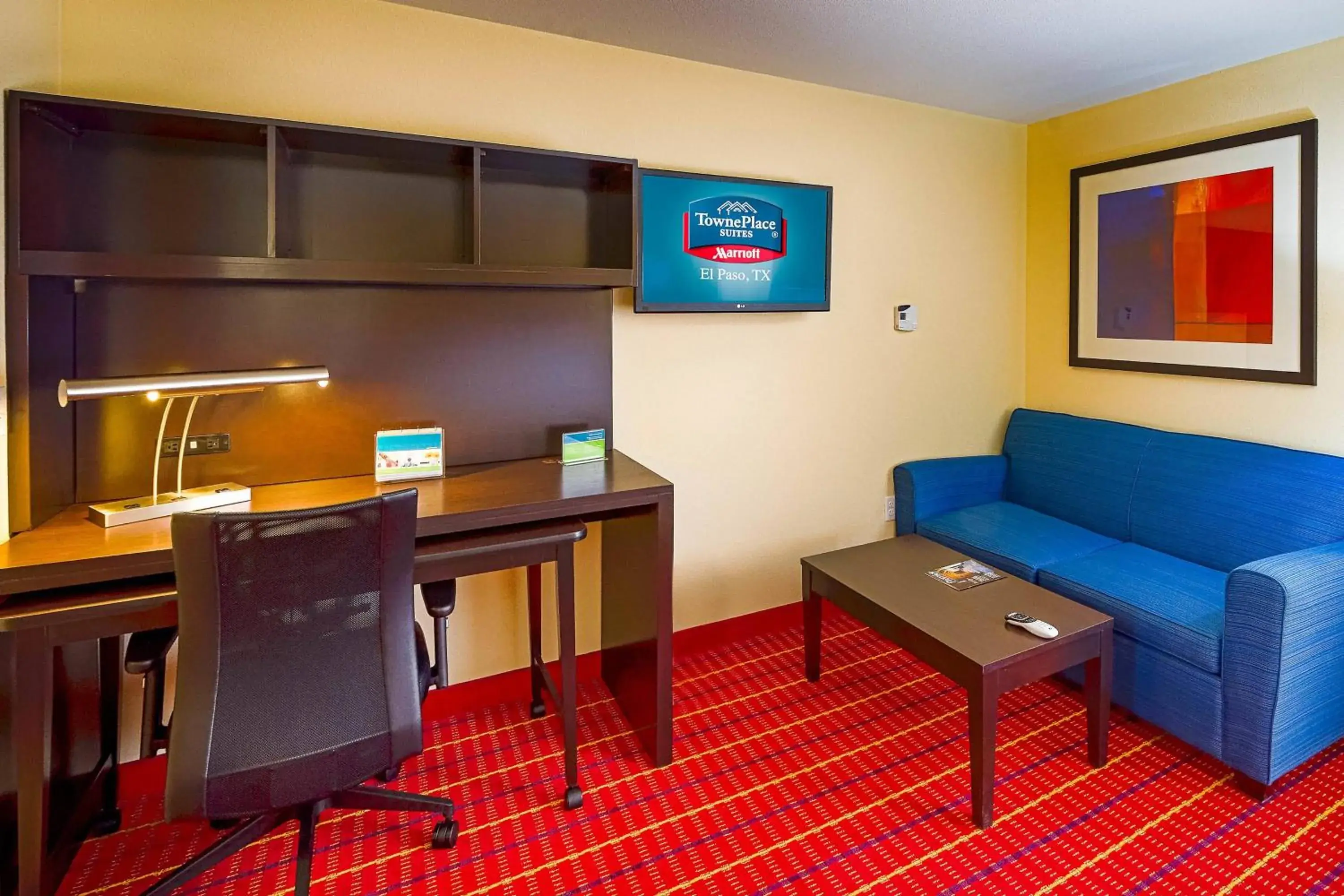 Photo of the whole room, TV/Entertainment Center in TownePlace Suites by Marriott El Paso Airport