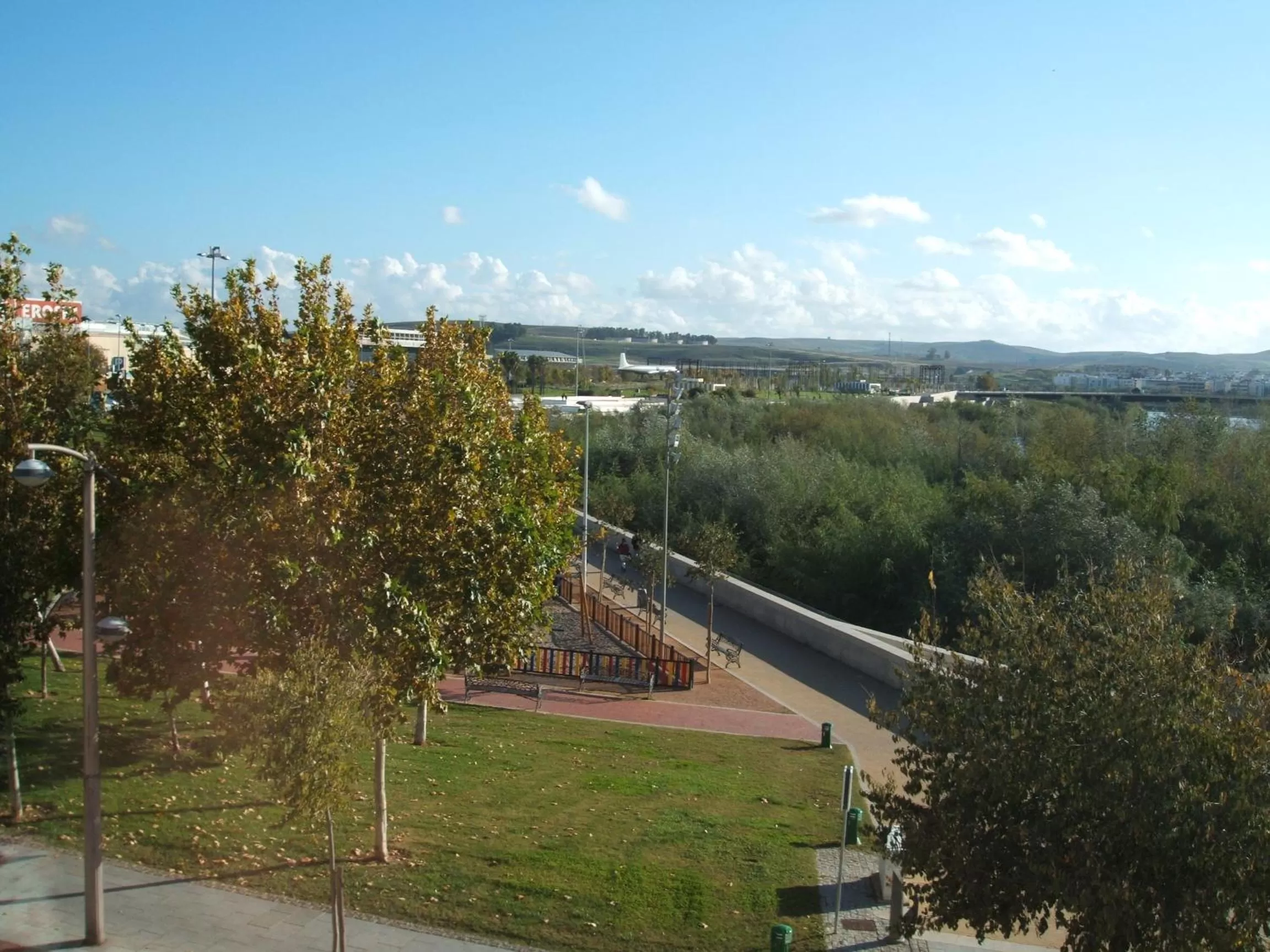 Garden view in La Posada del Molino