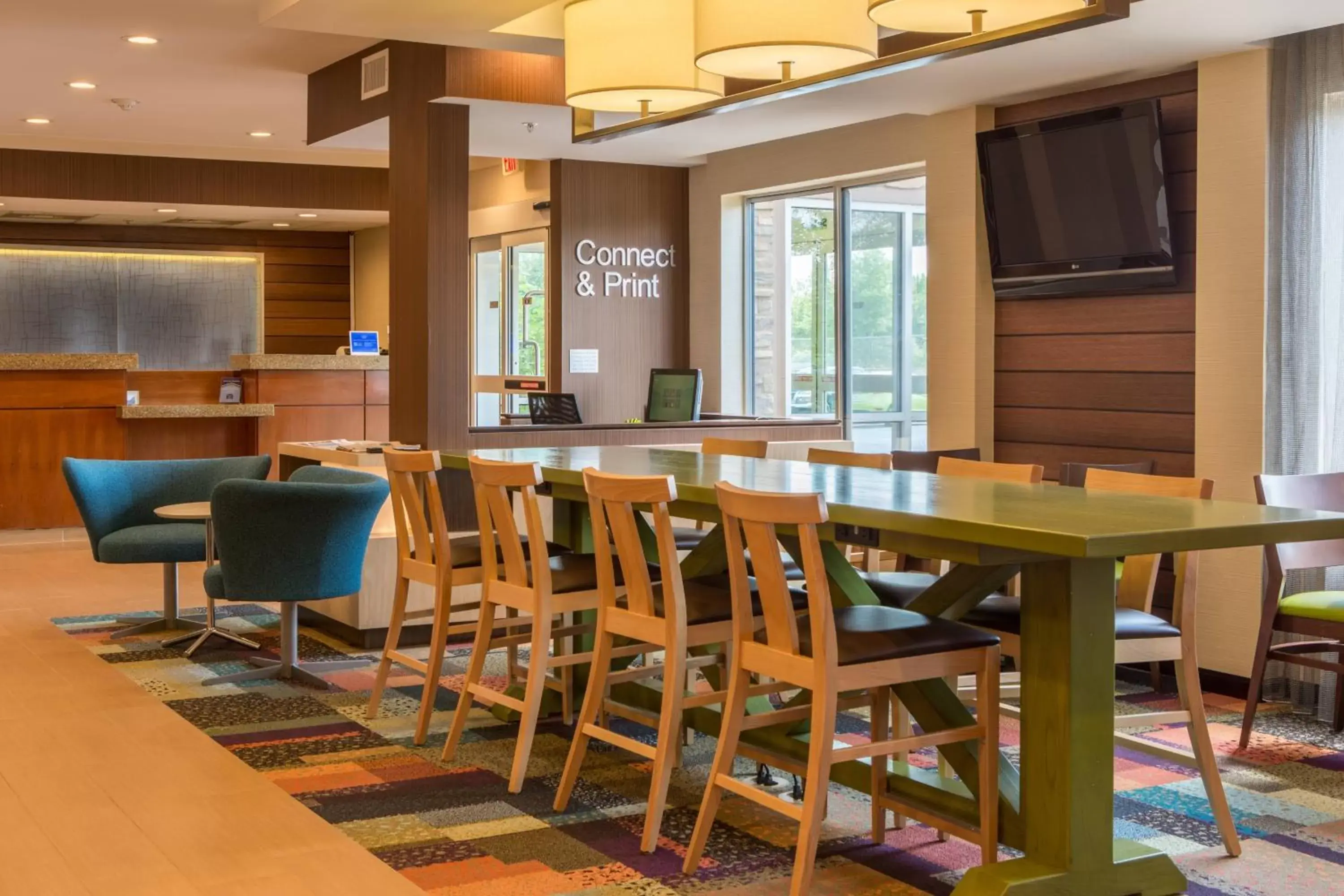 Business facilities, Lounge/Bar in Fairfield Inn & Suites by Marriott Columbus