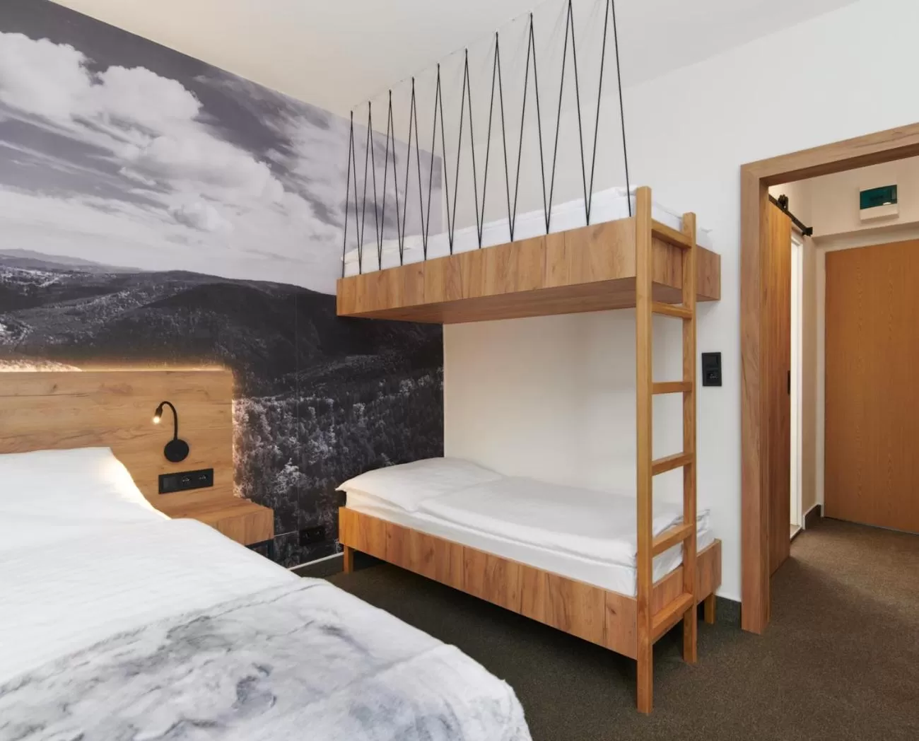 Property building, Bed in Wellness Hotel Svornost