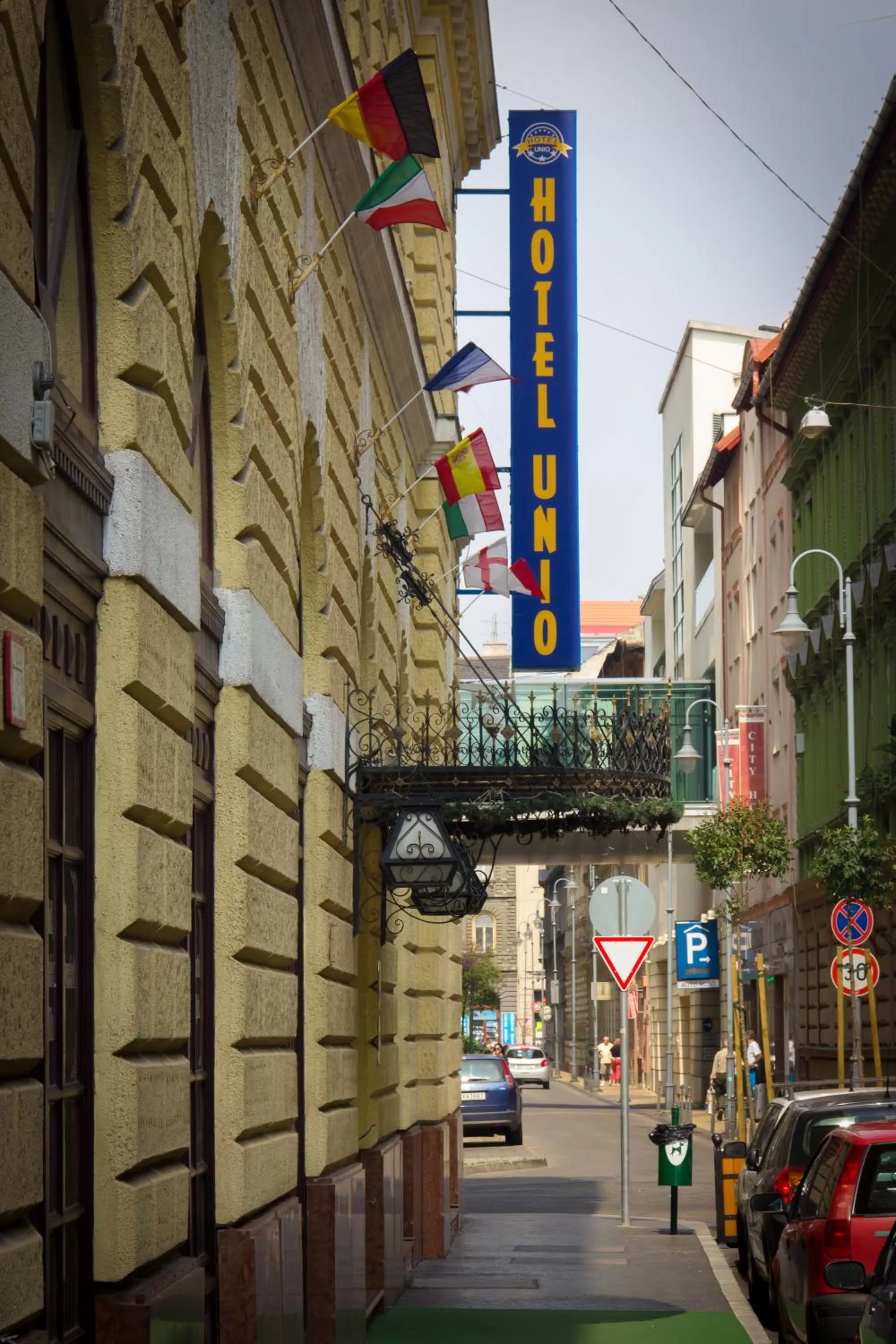 Facade/entrance in City Hotel UNIO superior