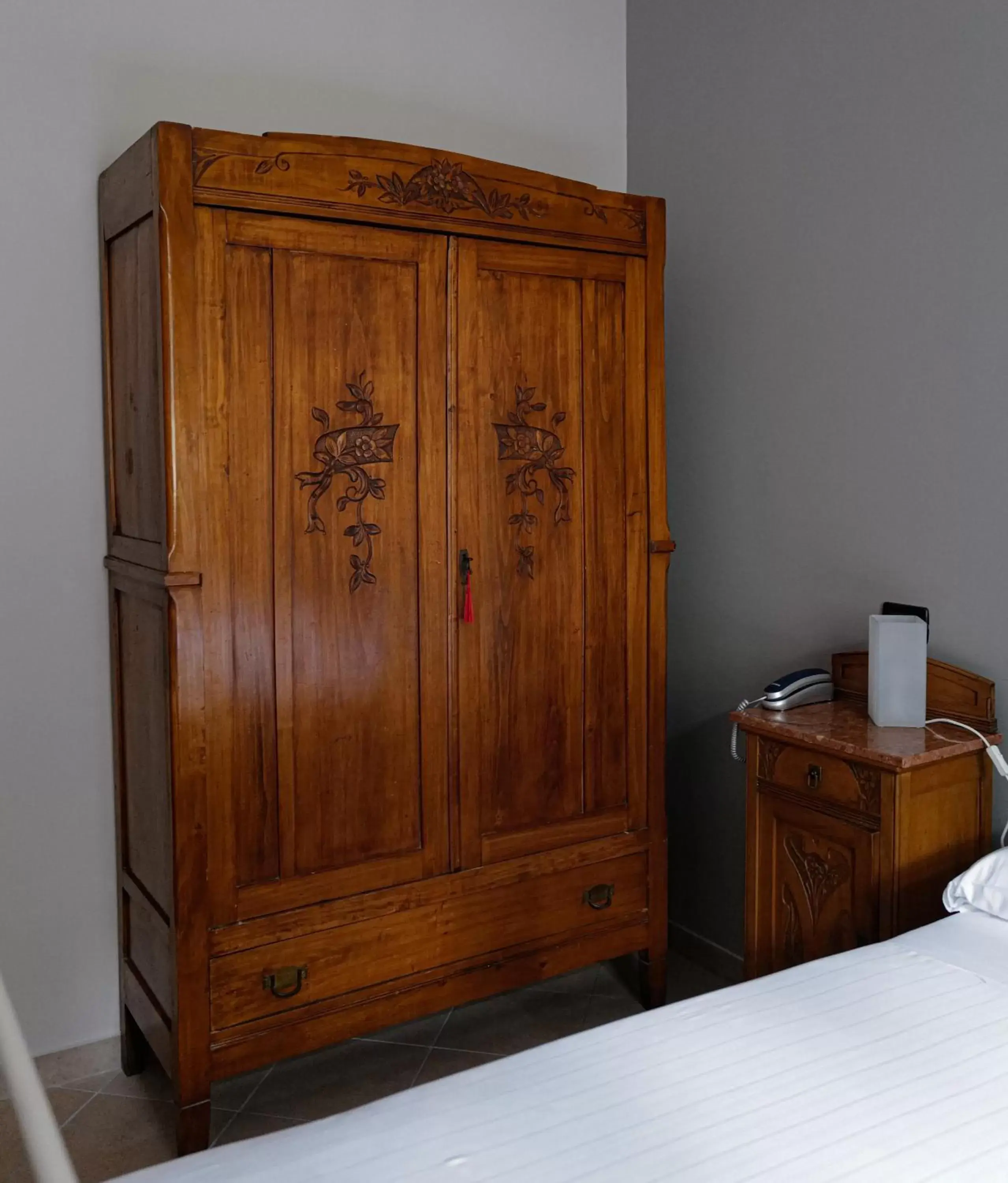 Decorative detail, Bed in Convento Boutique Hotel