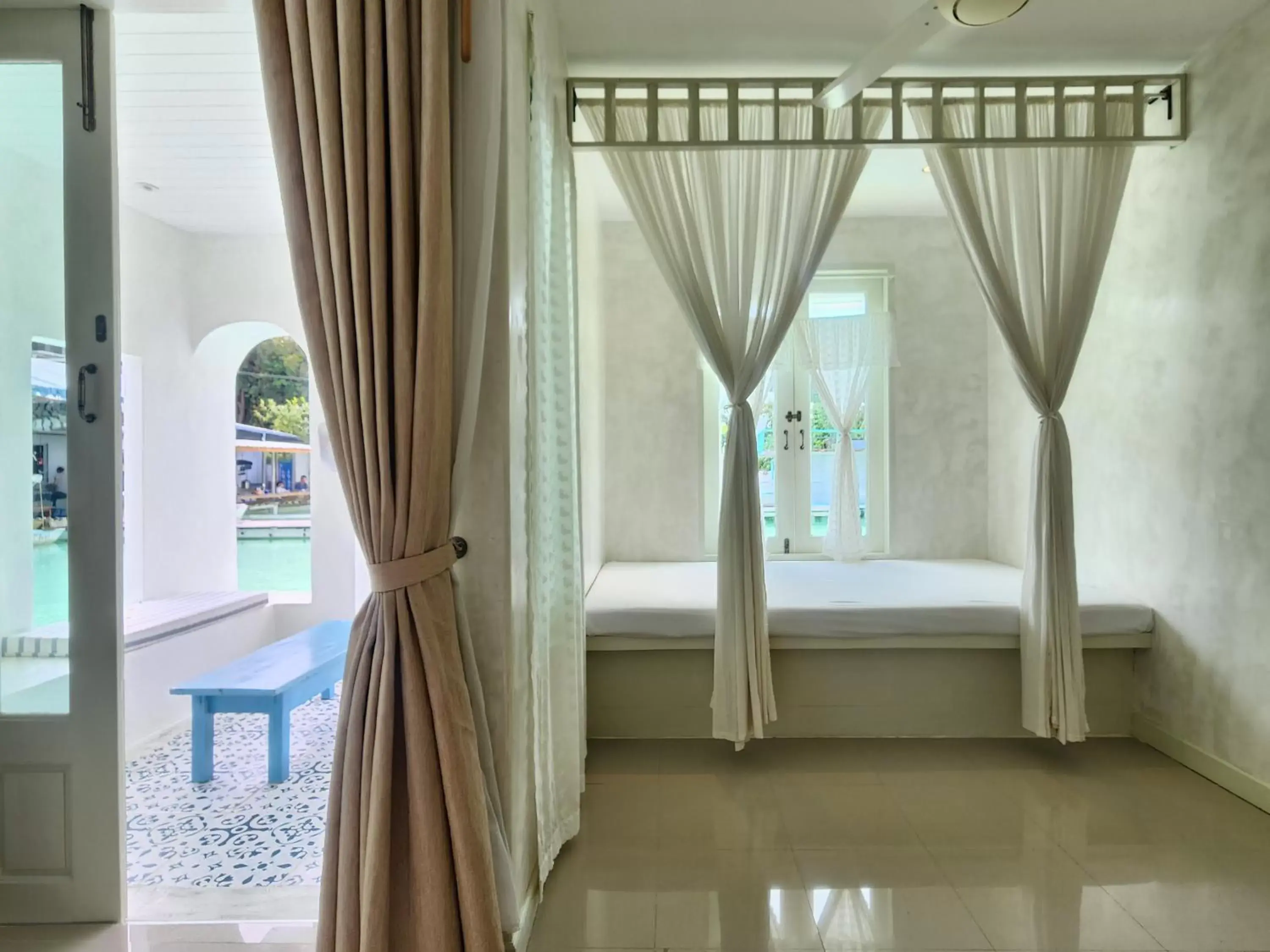 Living room, Bed in The Oia Pai Resort