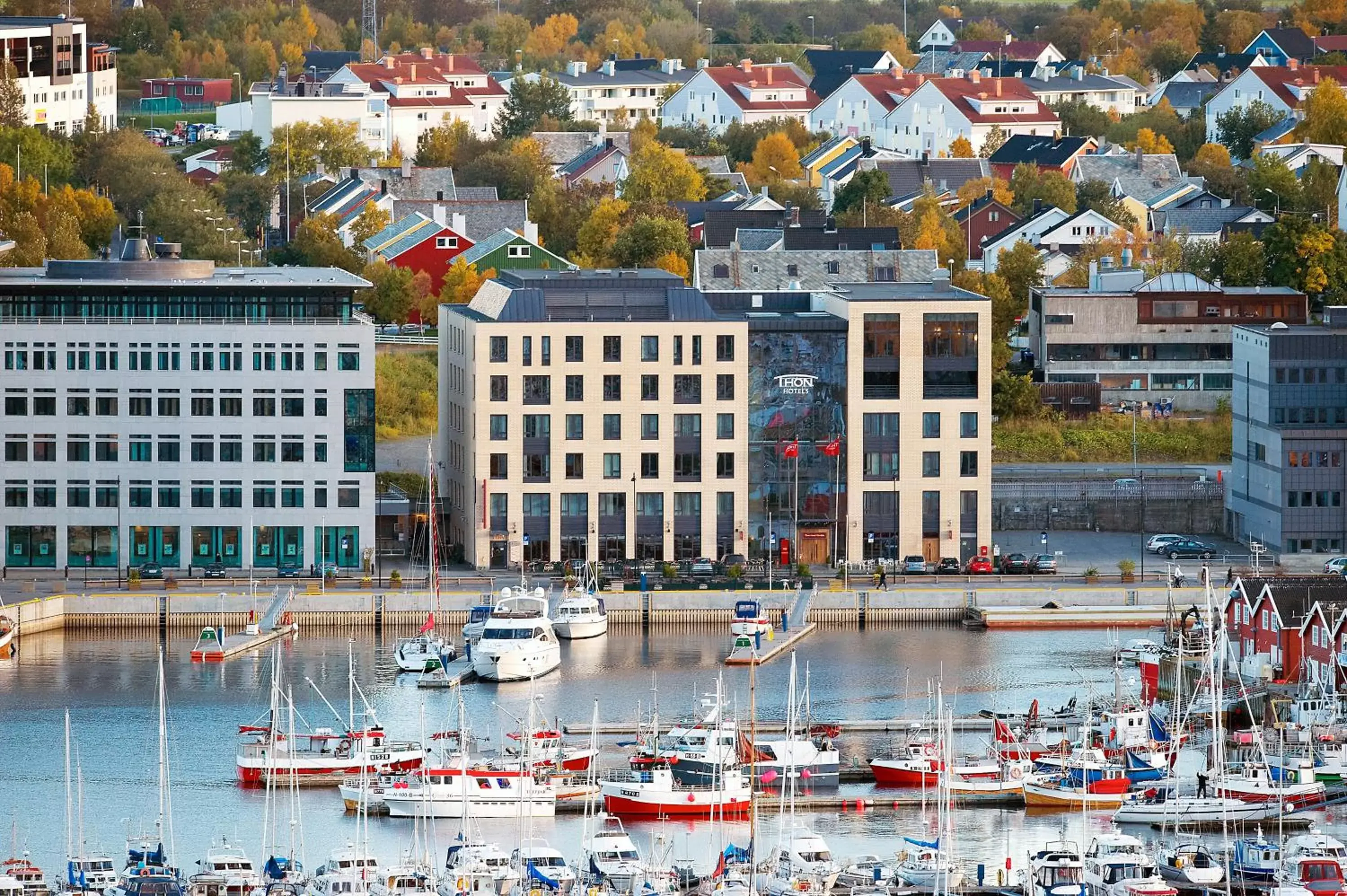 Bird's eye view in Thon Hotel Nordlys Bird's eye view in Thon Hotel Nordlys