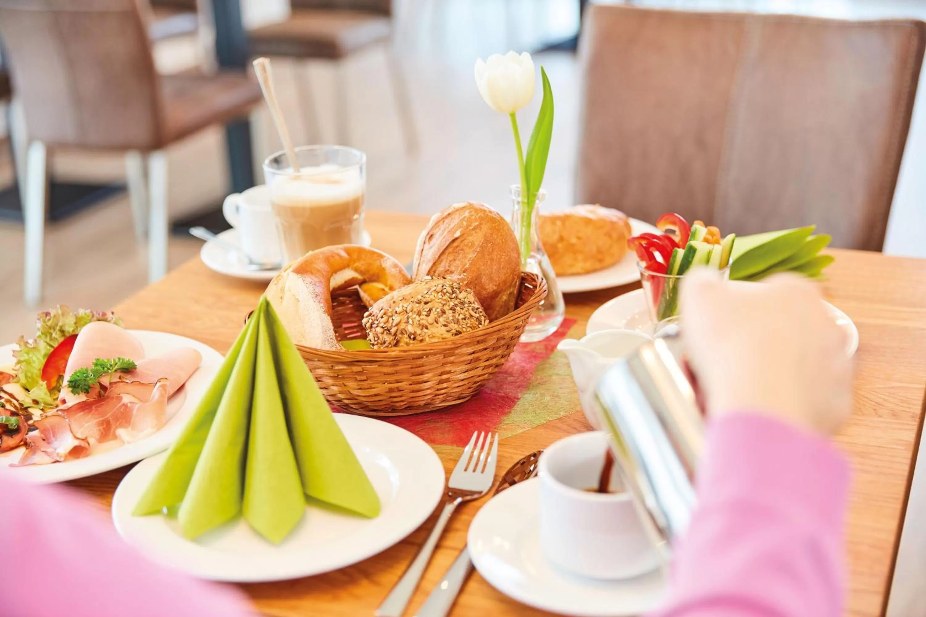 Continental breakfast in Vital Hotel an der Therme GmbH