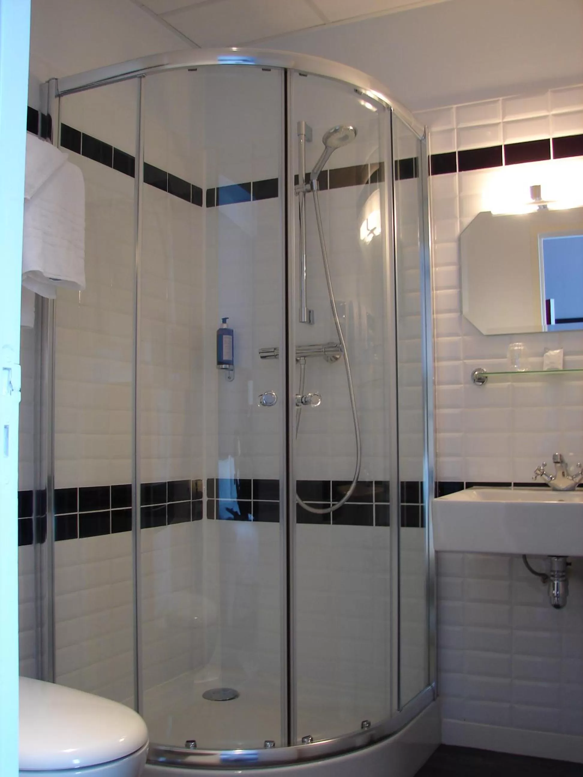 Shower in Logis Hotel - Le Charleston