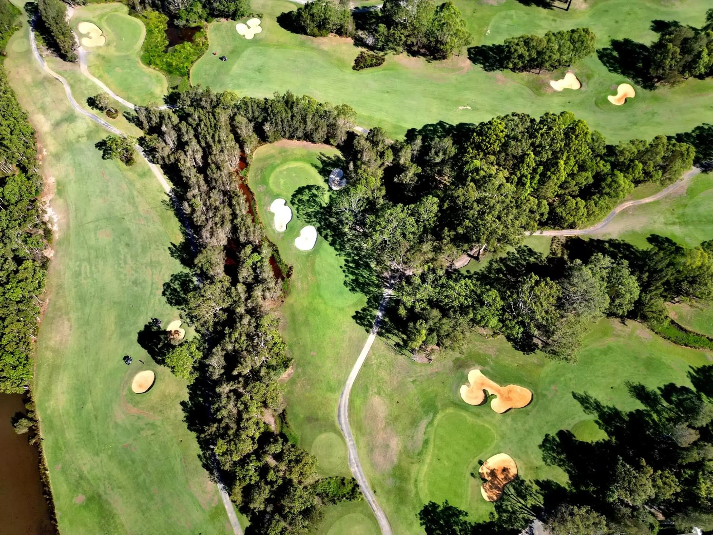 Golfcourse, Bird's-eye View in Mercure Kooindah Waters Central Coast