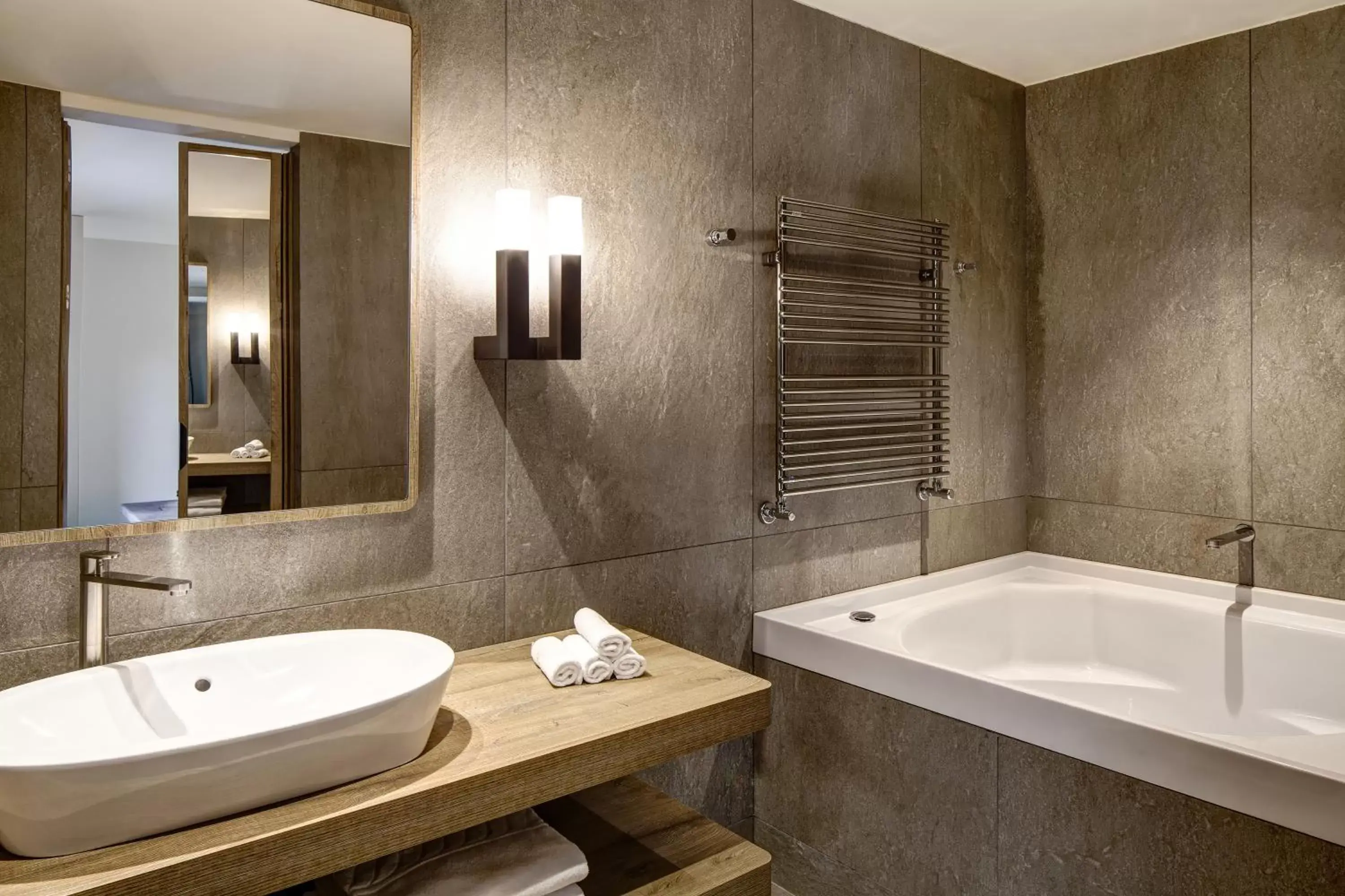Bathroom in Grand Hotel Courmayeur Mont Blanc