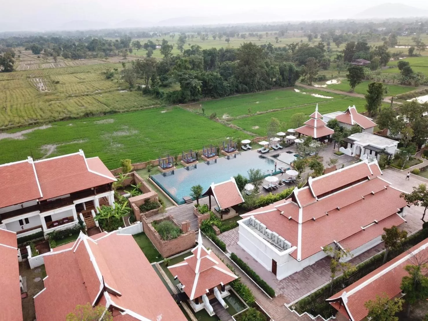 Bird's eye view in Sriwilai Sukhothai