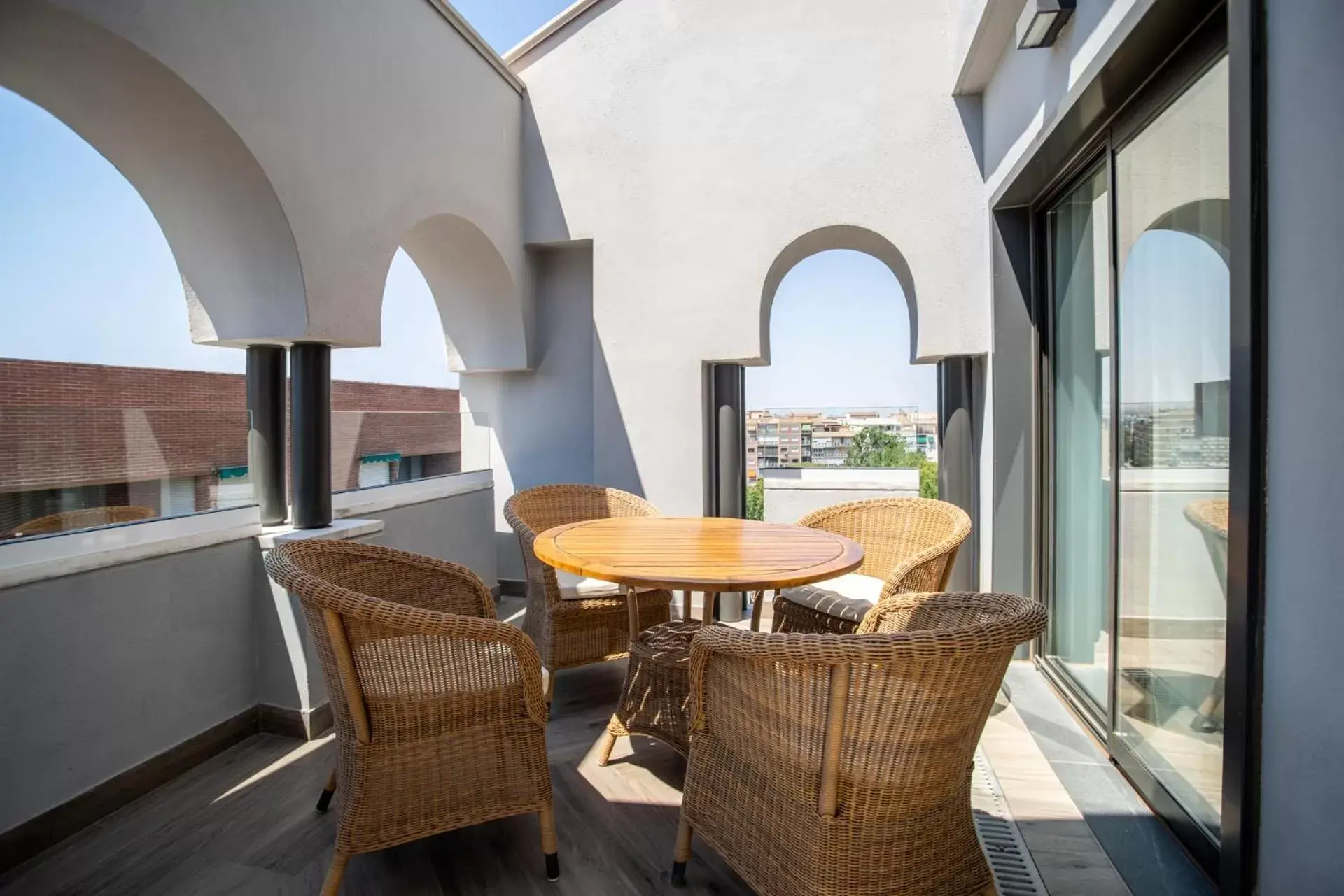 Balcony/Terrace in Hotel Granada Center