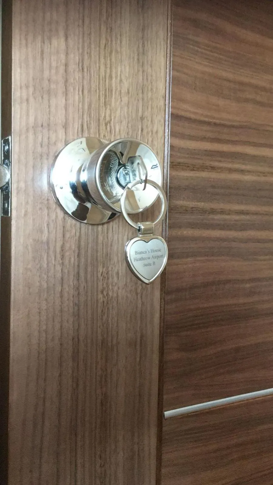 Decorative detail in Bianca's House Hotel Heathrow Airport