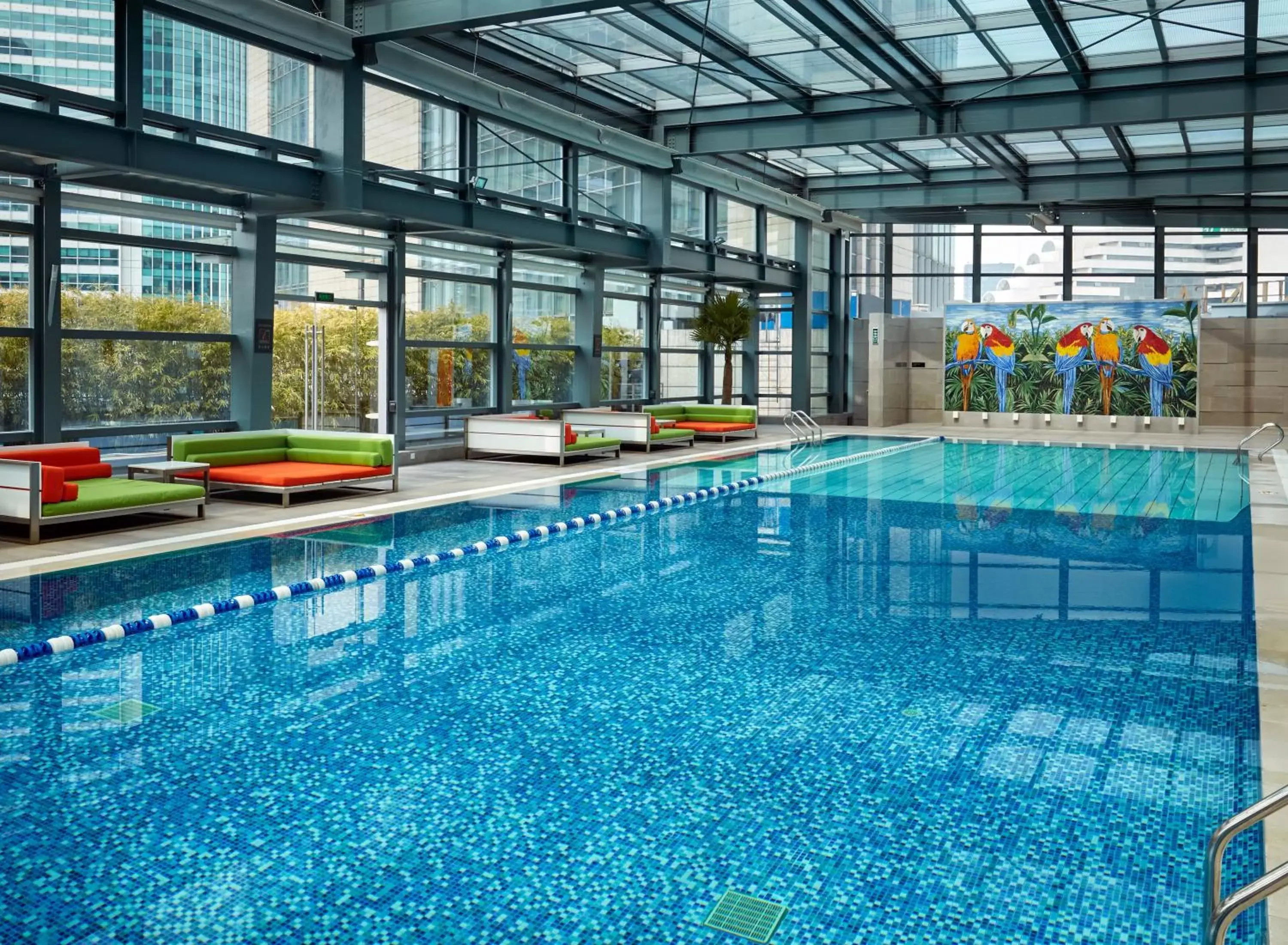 Swimming pool in InterContinental Shanghai Jing' An by IHG Swimming pool in InterContinental Shanghai Jing' An by IHG