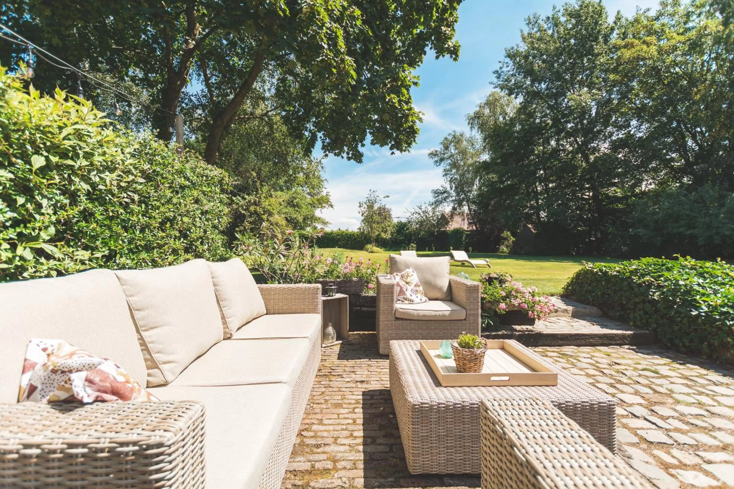 Seating area in B&B Hof Ter Koningen