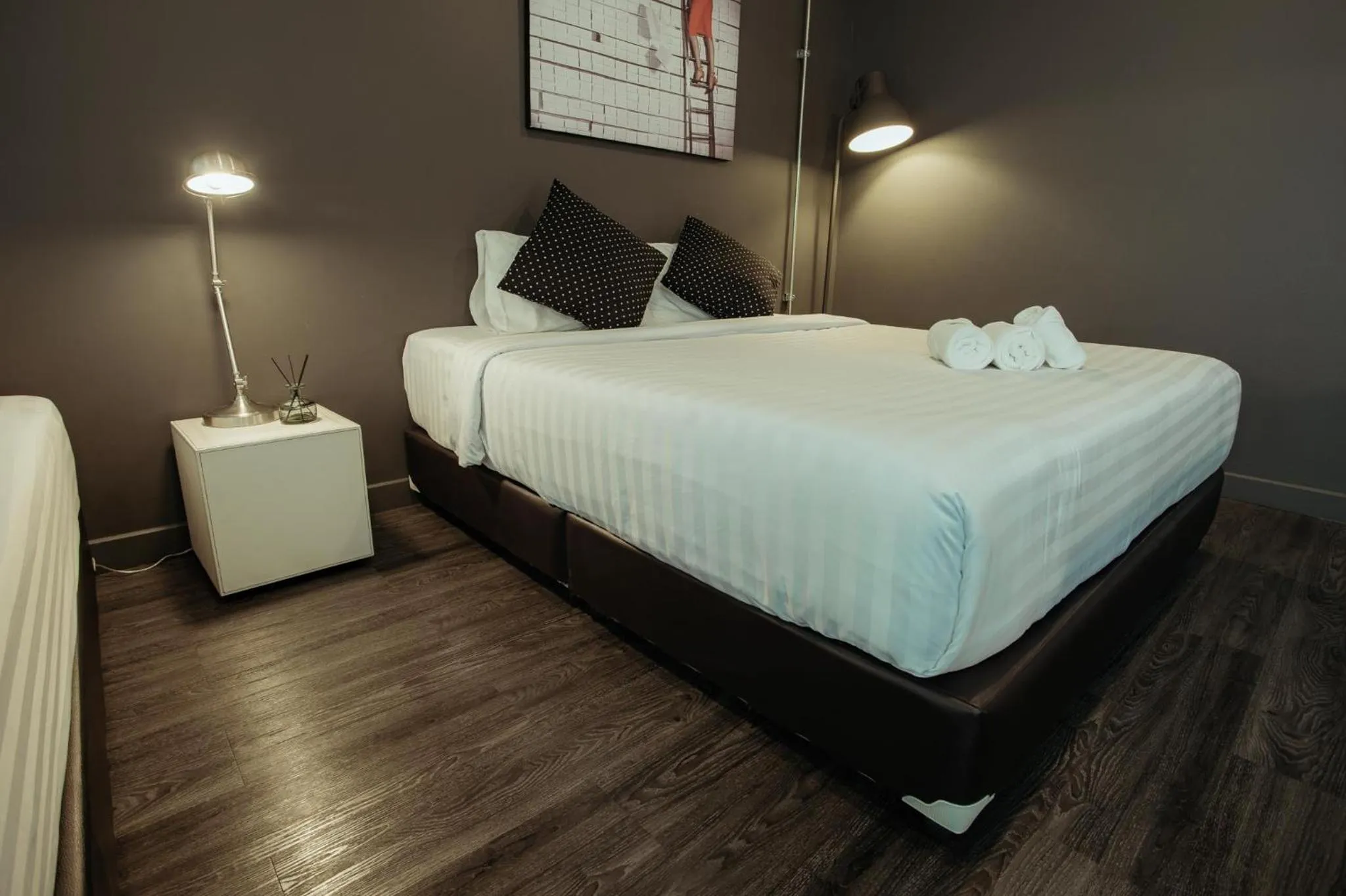 Bed in J Poshtel Chiangmai