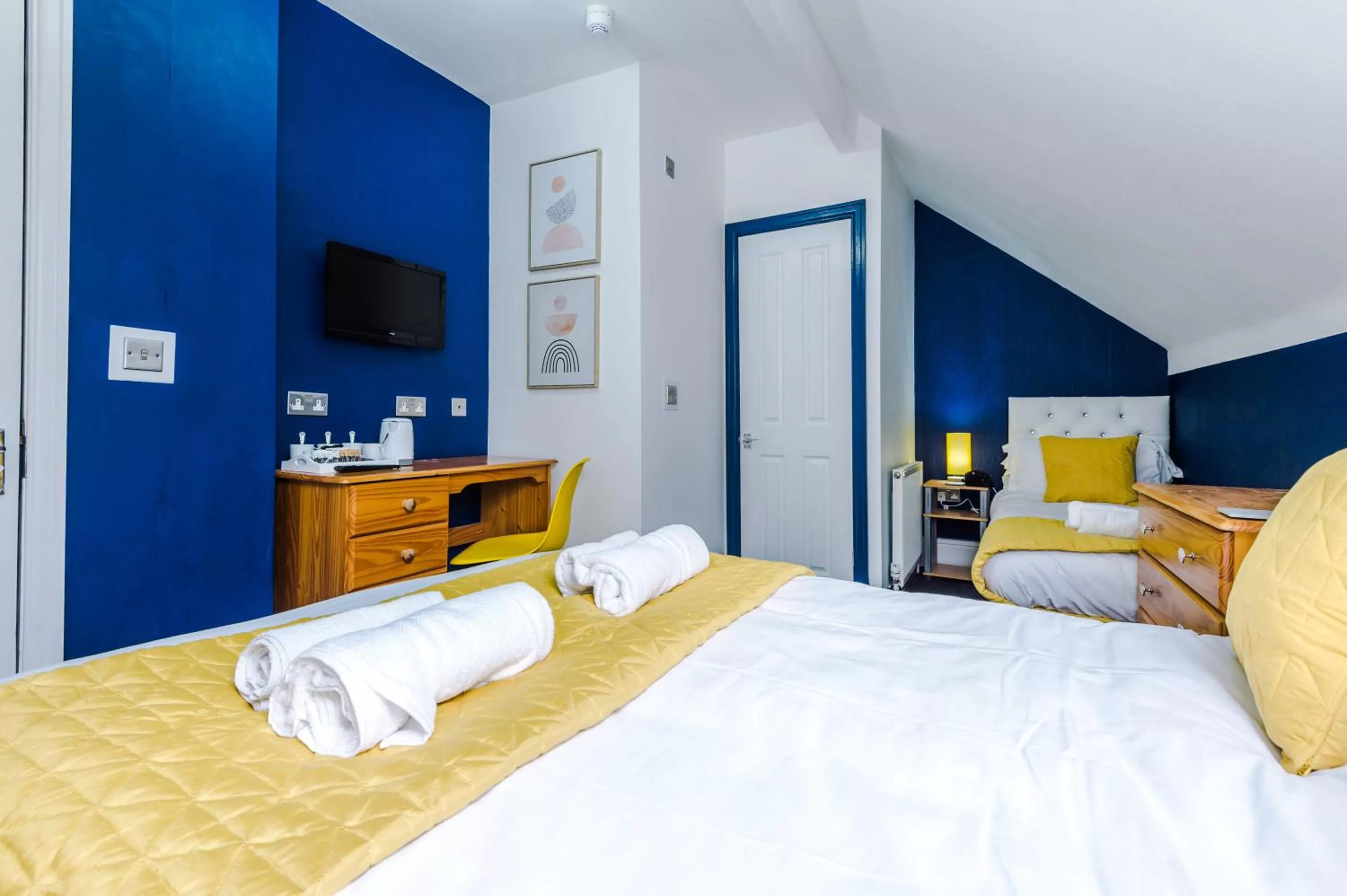 Bed in Pebbles Guest House