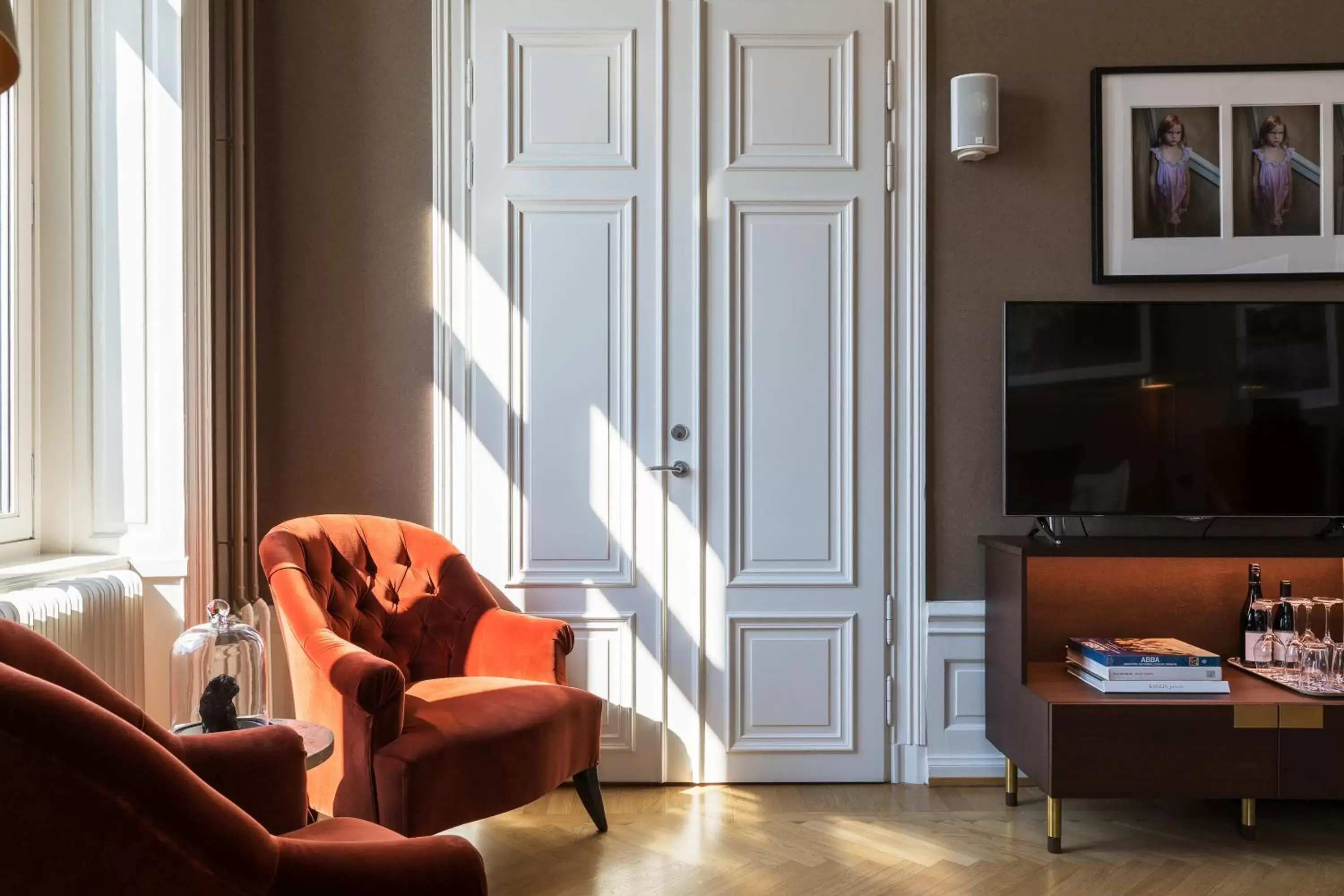 TV and multimedia, Seating Area in Lydmar Hotel