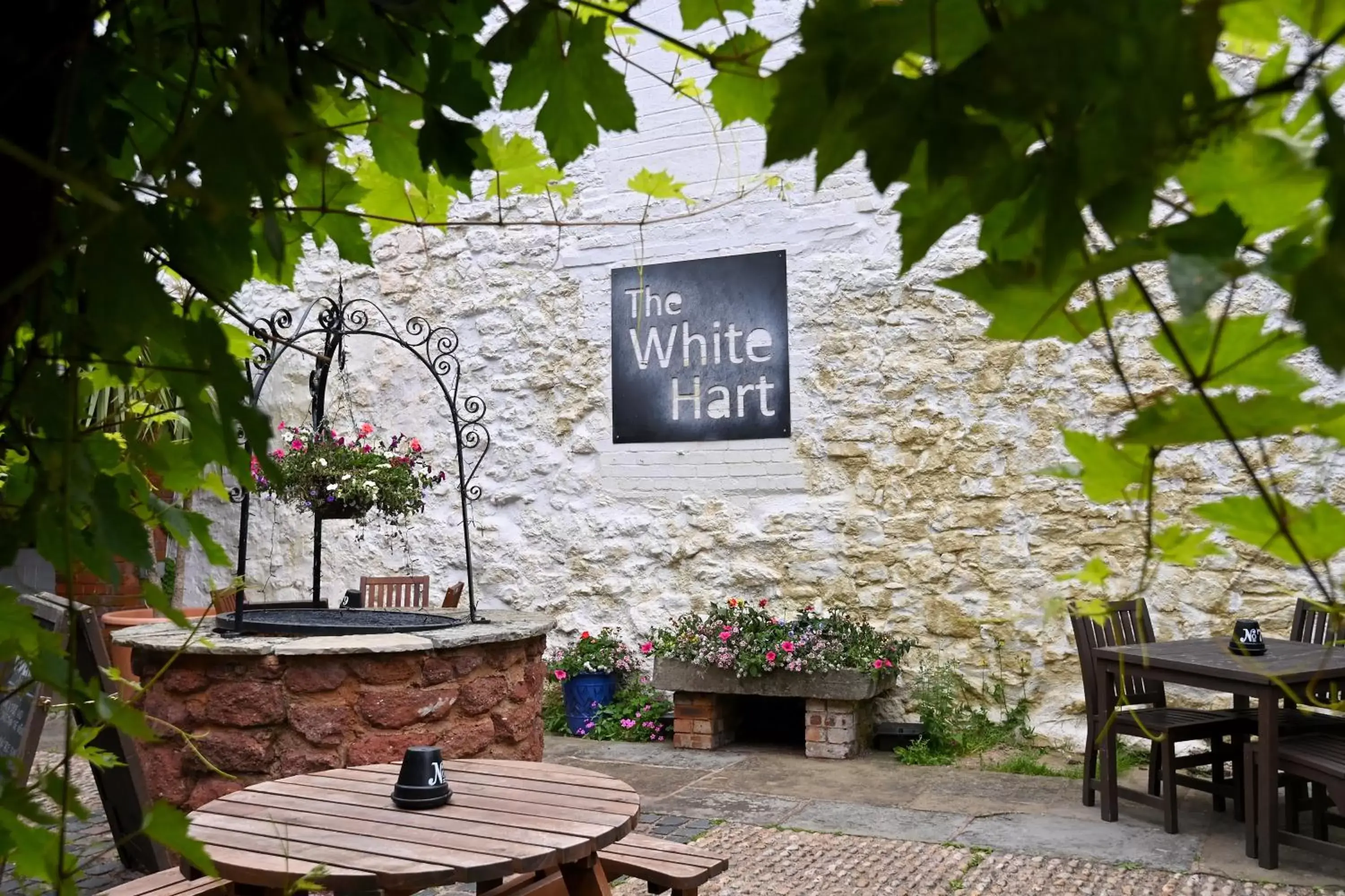 Garden in White Hart, Exeter by Marston's Inns