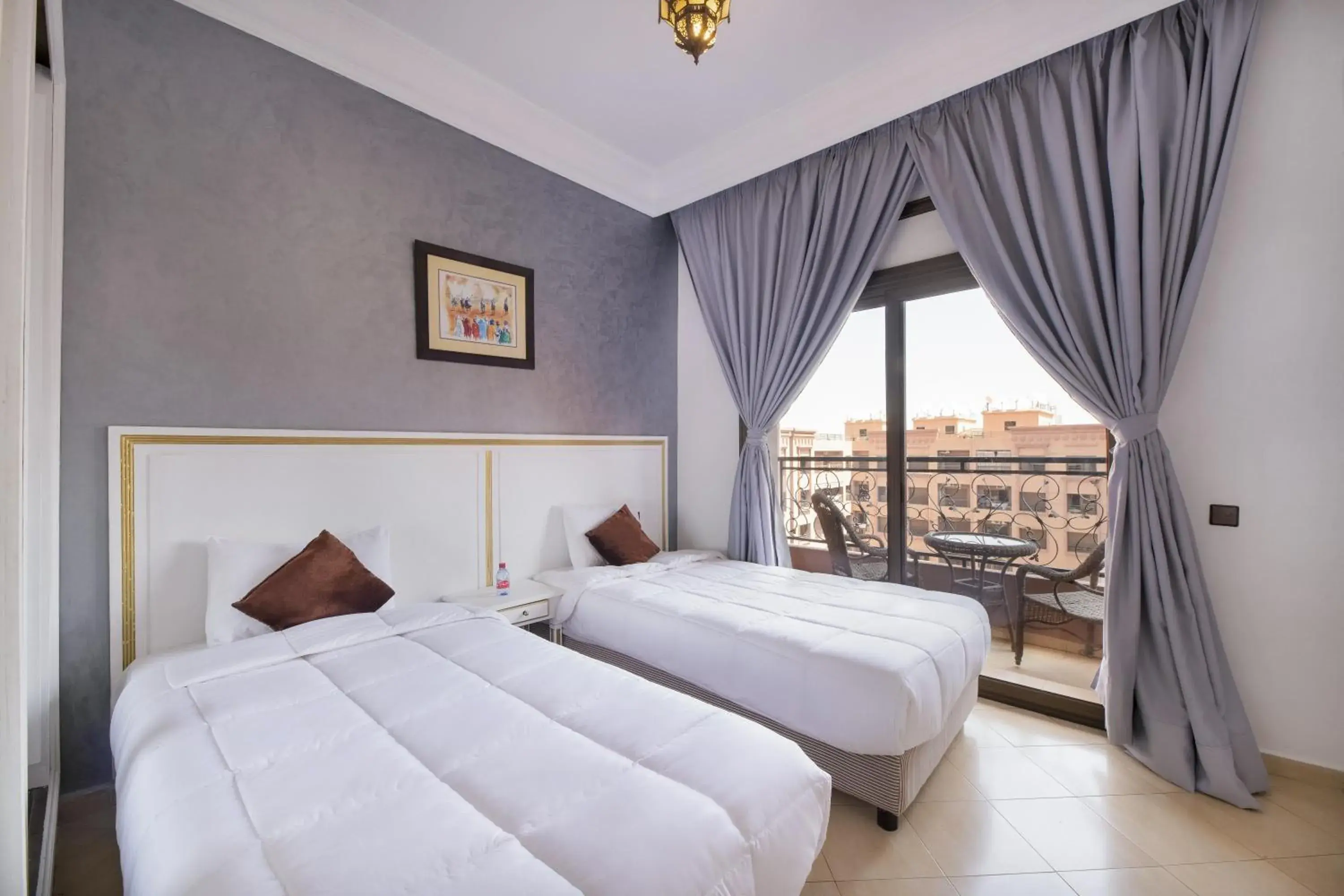Bed in Mogador Menzah Appart Hôtel
