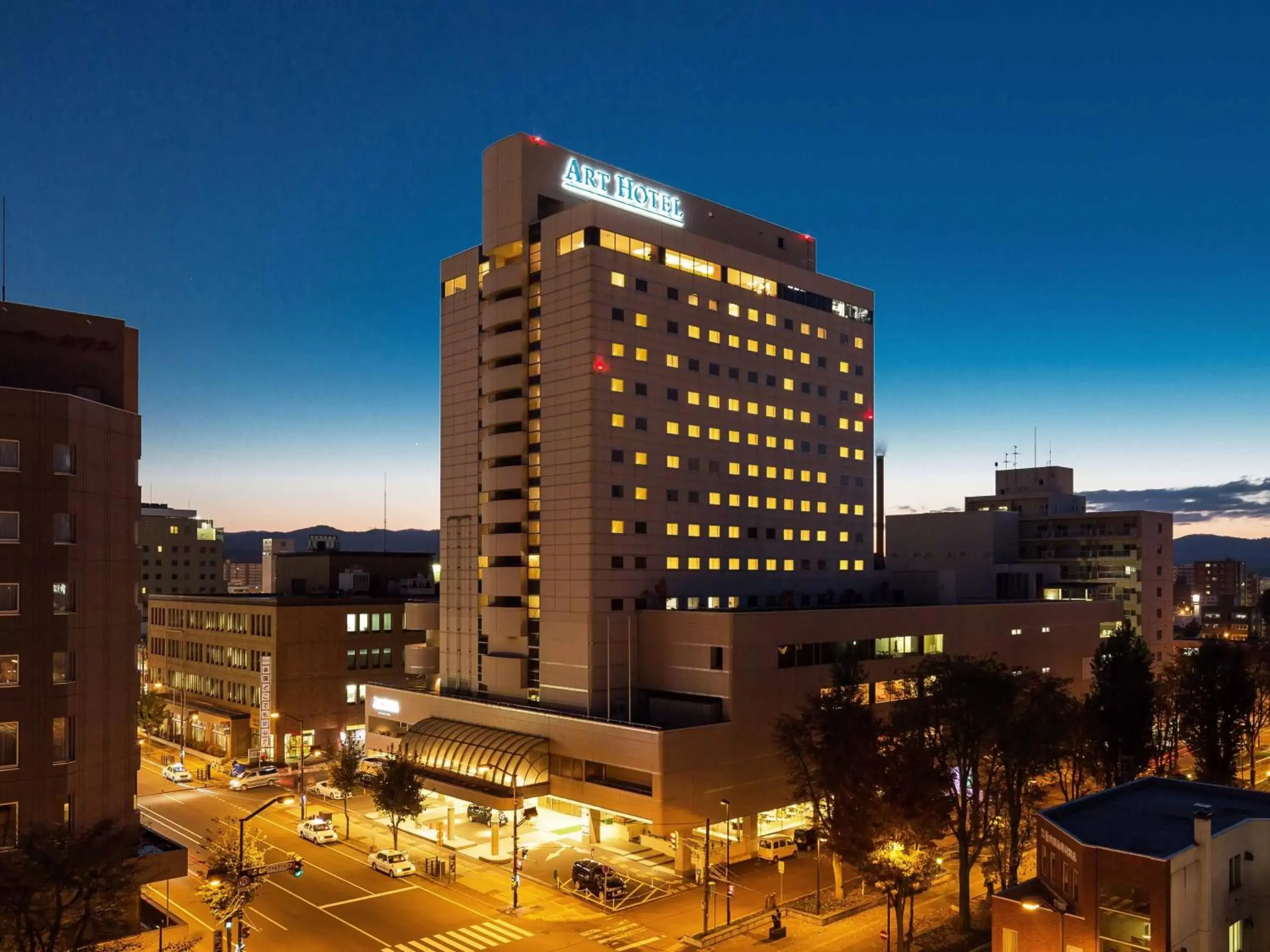 Property building in Art Hotel Asahikawa