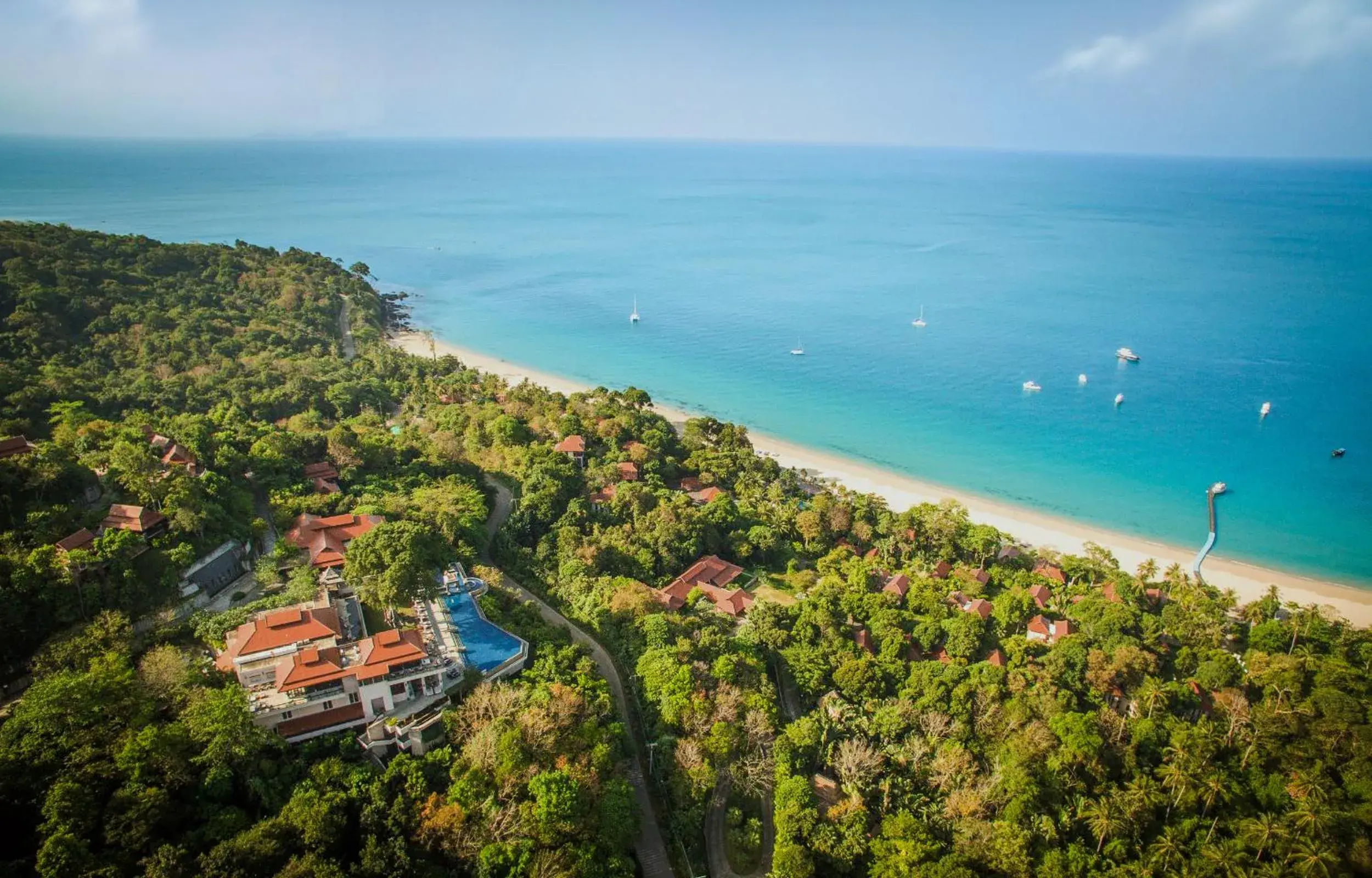 Beach, Bird's-eye View in Pimalai Resort & Spa - SHA Extra Plus