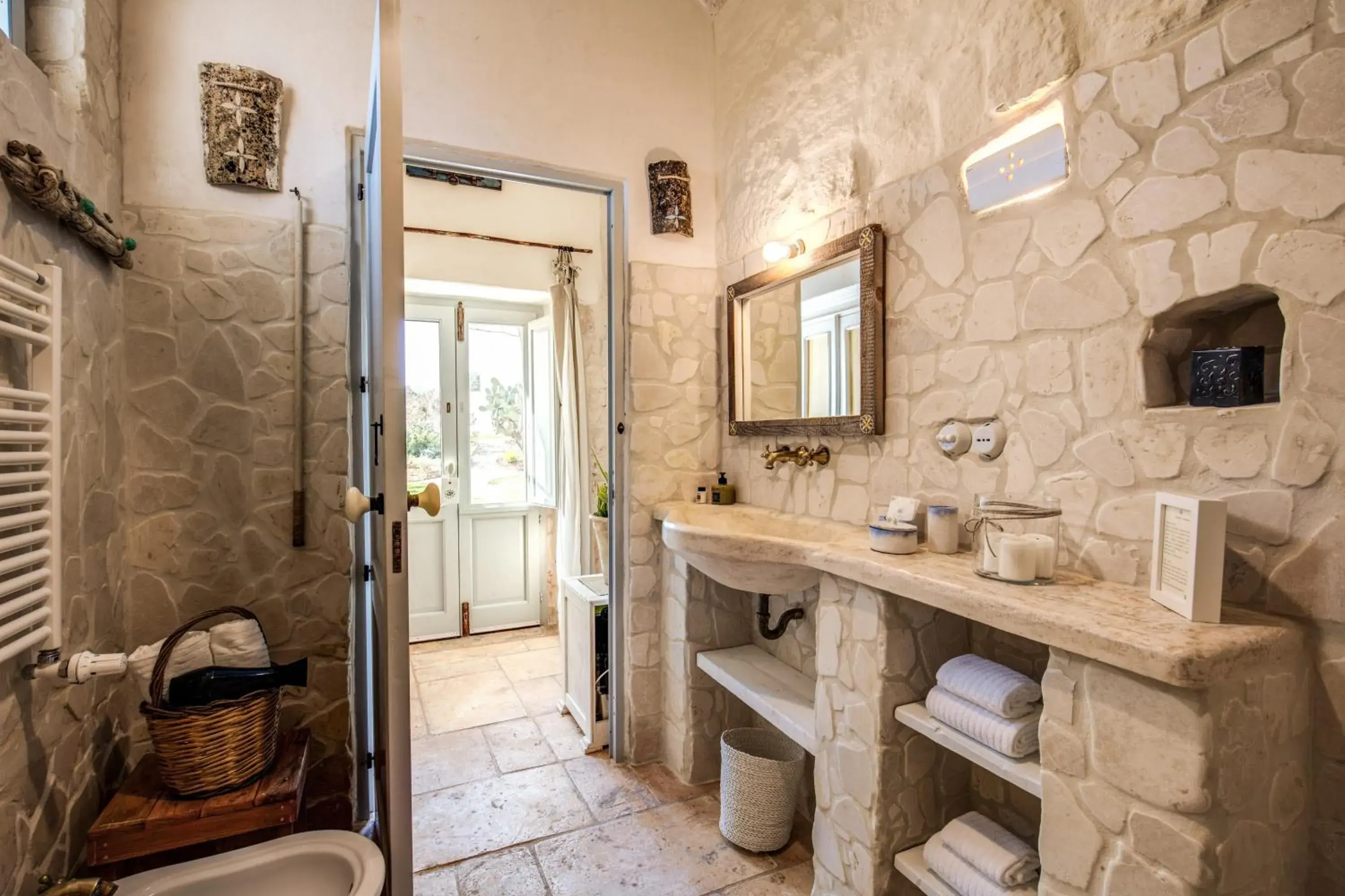 Bathroom in Masseria Cervarolo