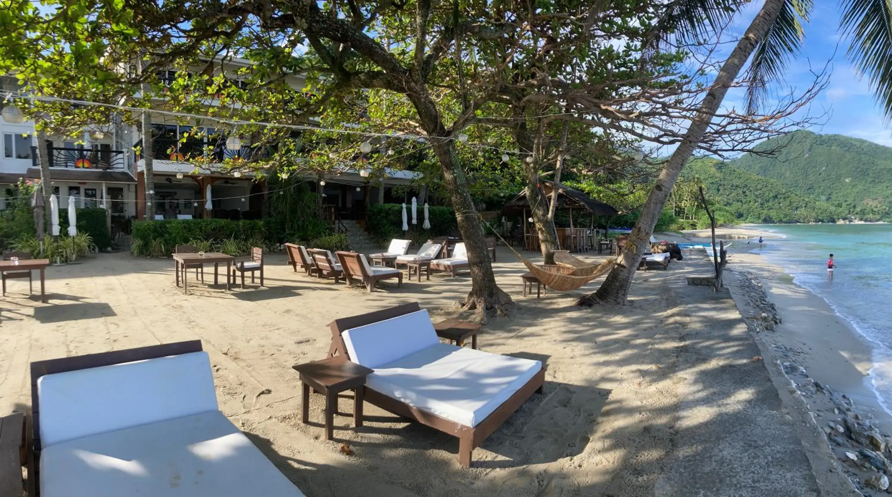 Property building, Swimming Pool in Sunset At Aninuan Beach Resort