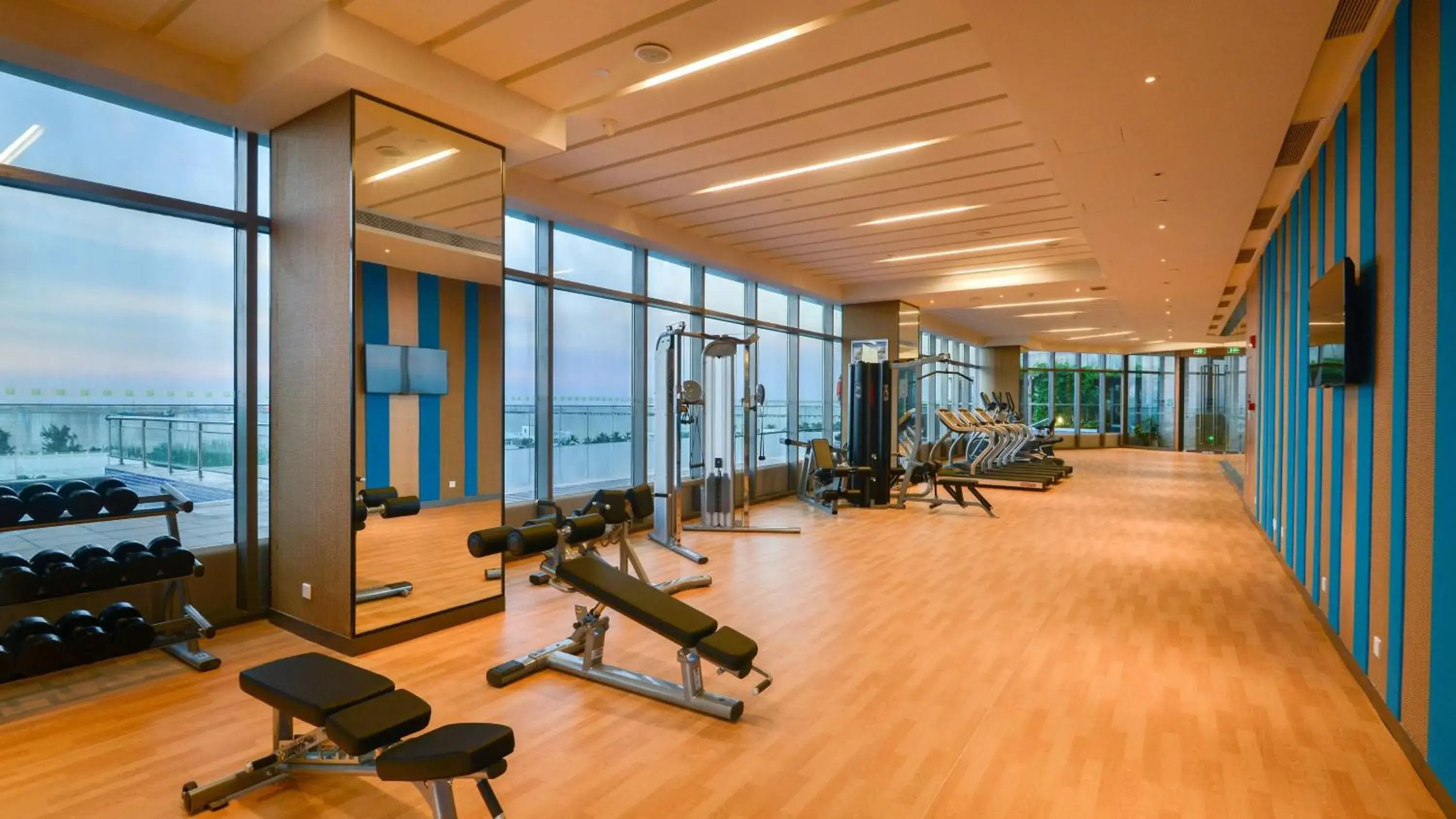 Fitness centre/facilities, Fitness Center/Facilities in Holiday Inn Haikou West Coast, an IHG Hotel