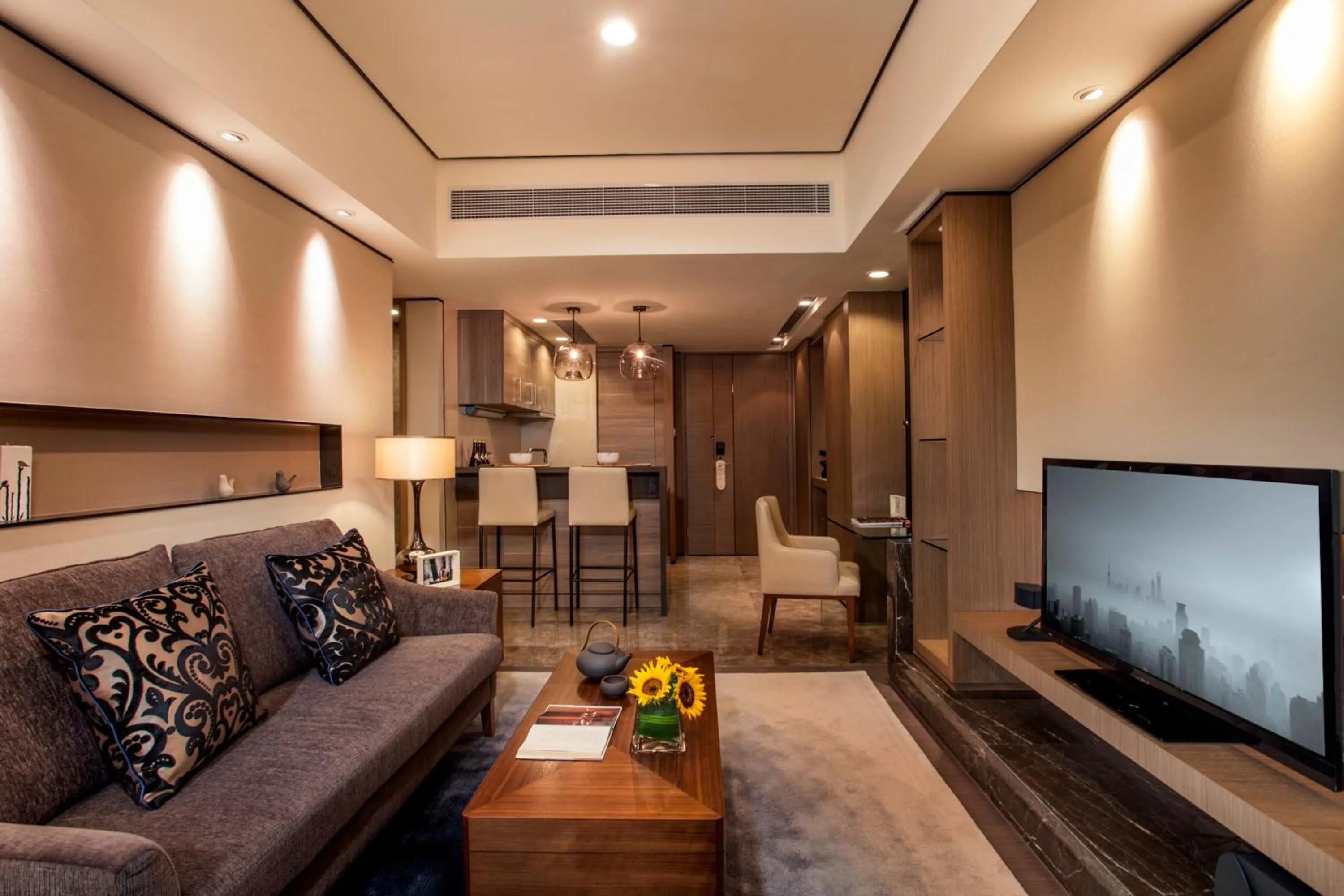 Seating Area in Ascott IFC Guangzhou Residence