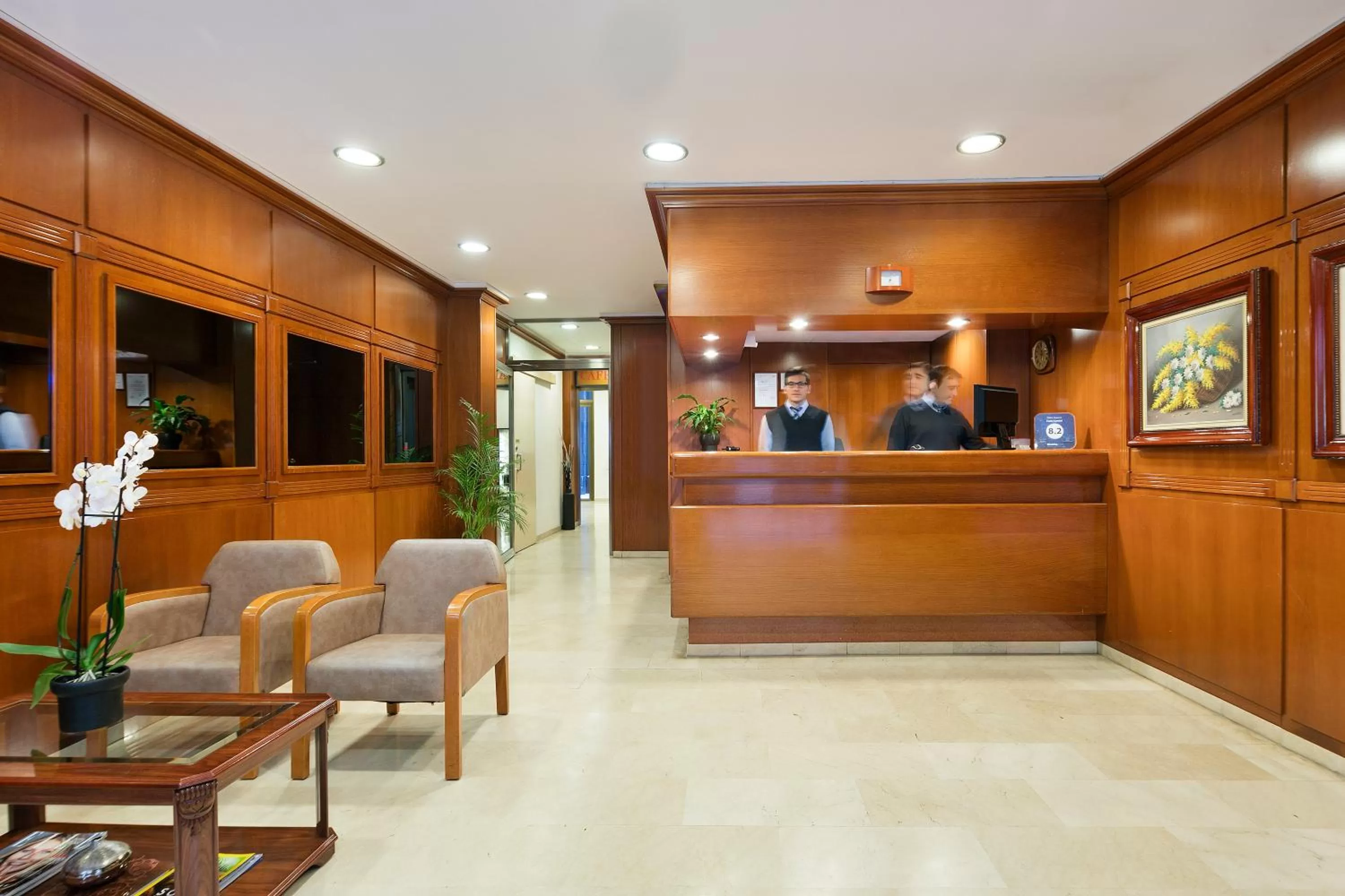 Lobby or reception in Hotel Condal