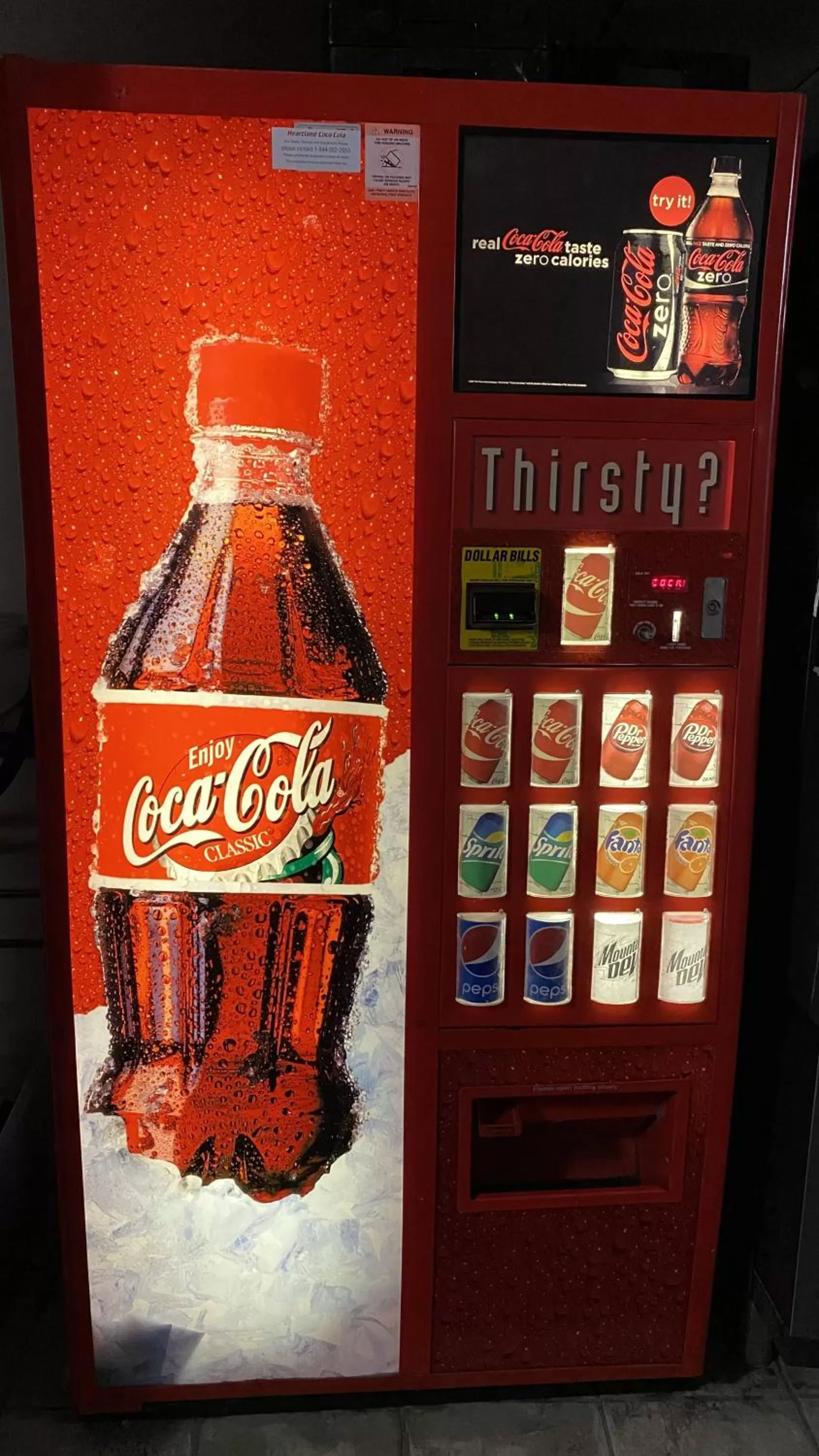 vending machine in Newton Inn In Newton, KS