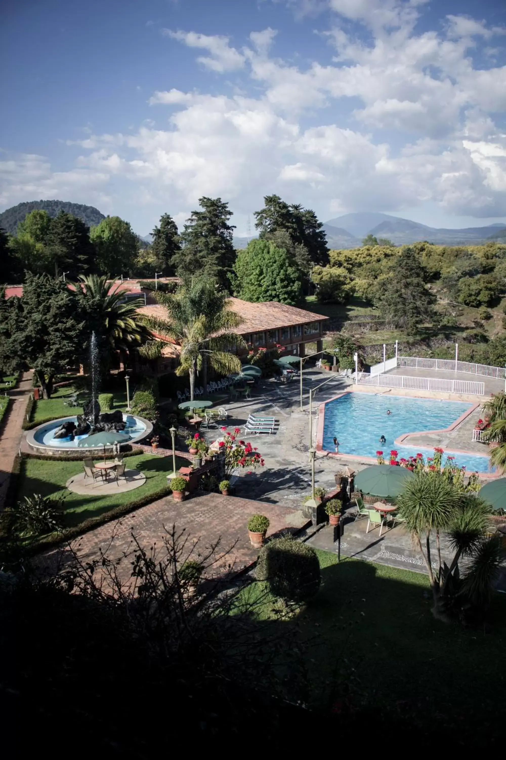 Area and facilities, Pool View in Hotel Pie de la Sierra