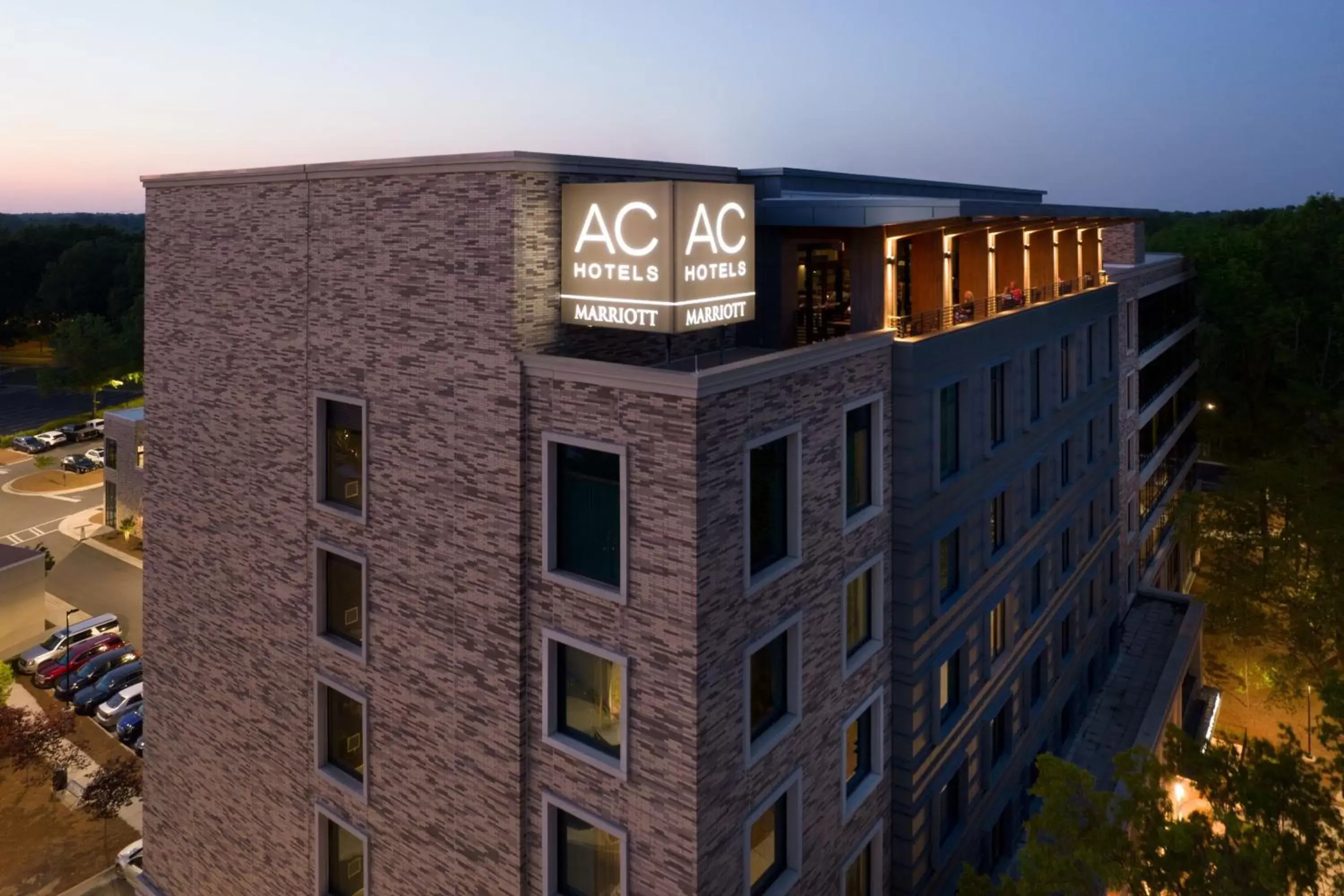 Property Building in AC Hotel by Marriott Charlotte SouthPark