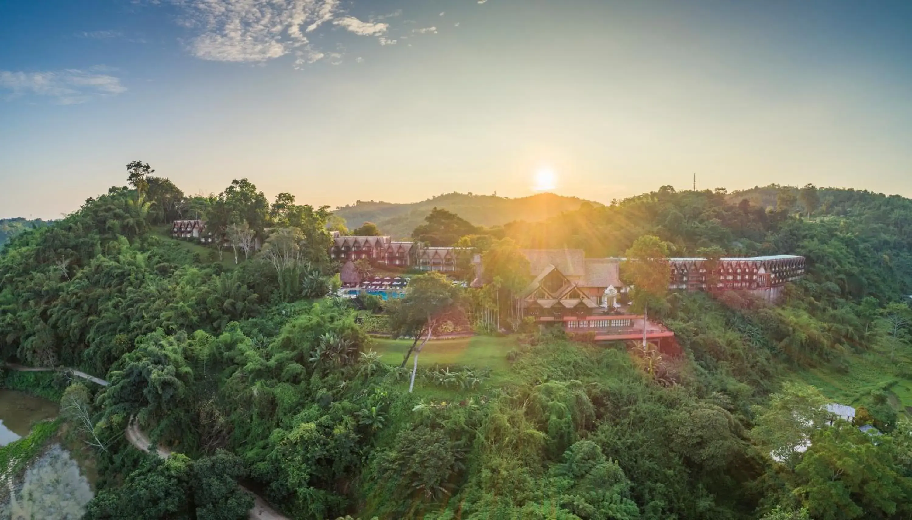 Bird's eye view in Anantara Golden Triangle Elephant Camp & Resort