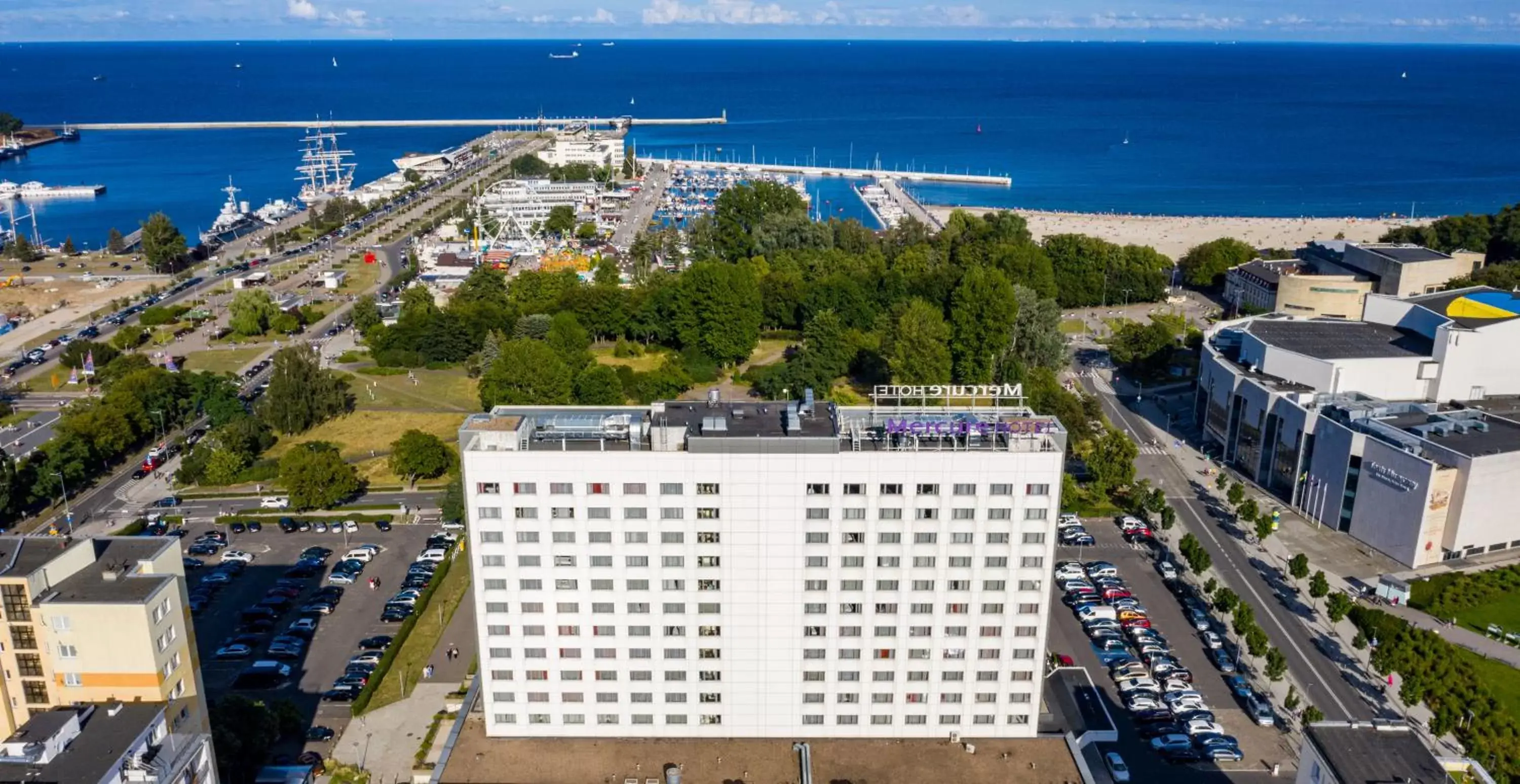 Property building, Bird's-eye View in Mercure Gdynia Centrum