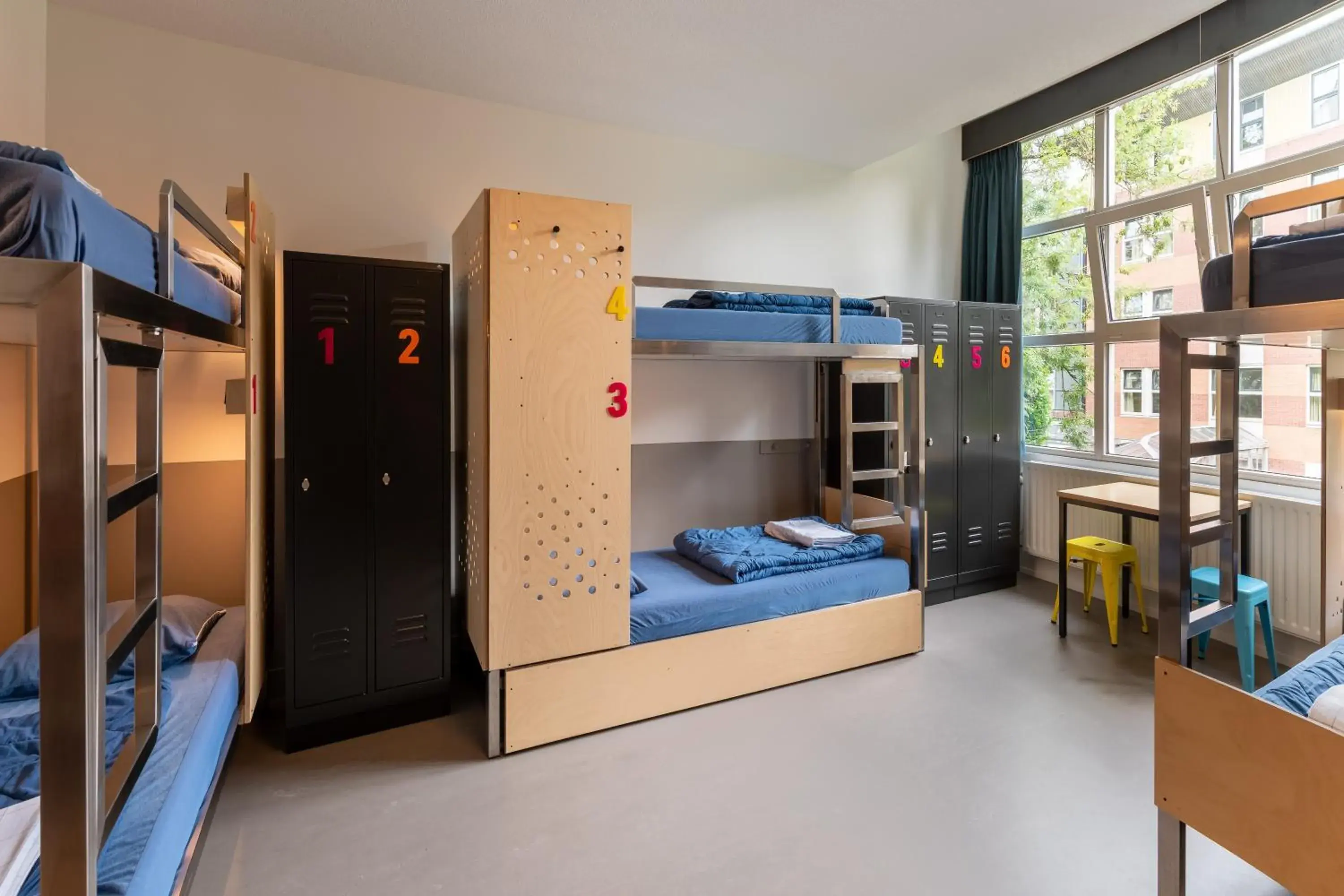 Bedroom, Bunk Bed in Stayokay Amsterdam Vondelpark